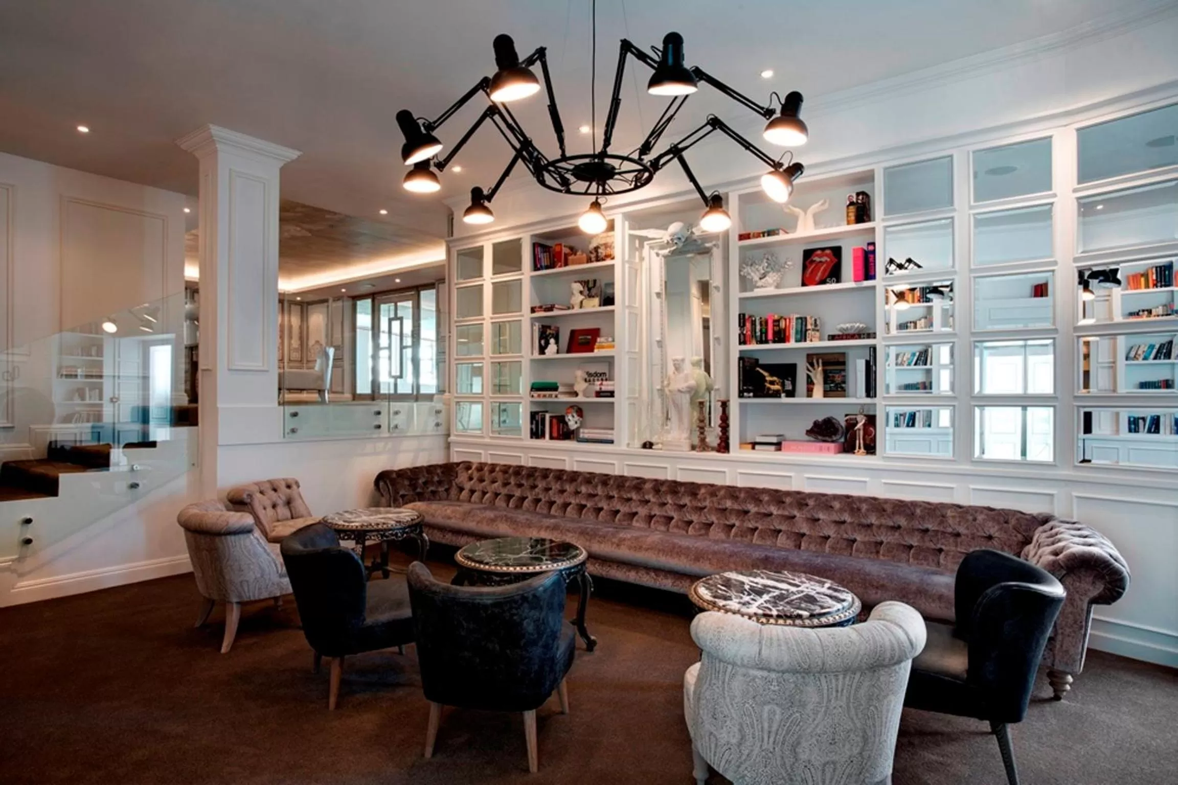 Library in The Marly Boutique Hotel