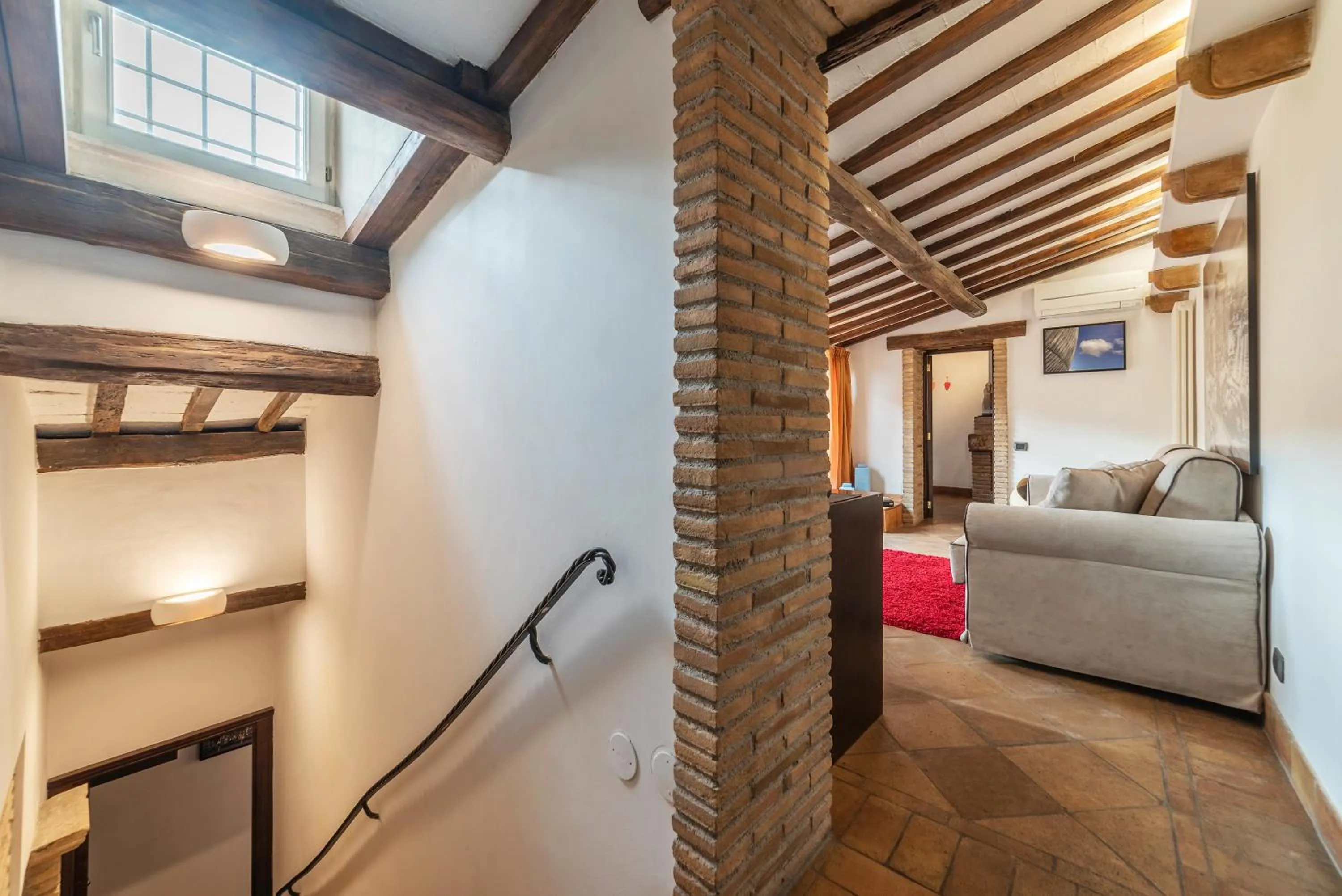 Living room in Luxury Trastevere