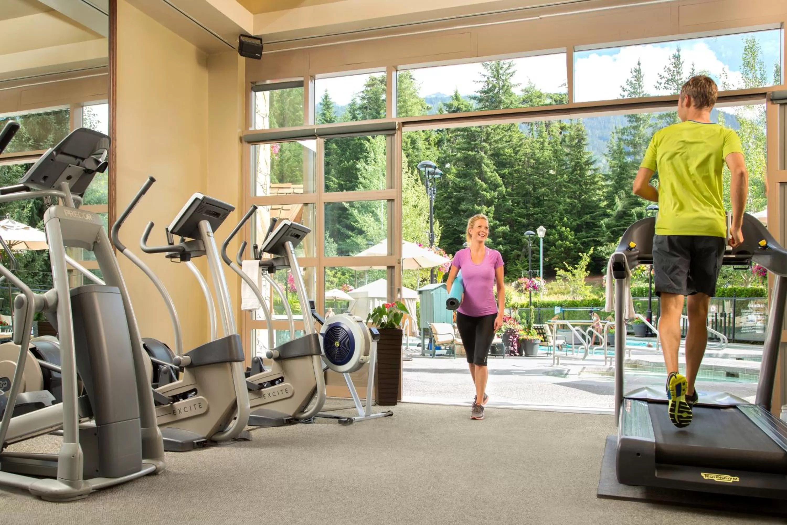 Fitness centre/facilities in Fairmont Chateau Whistler
