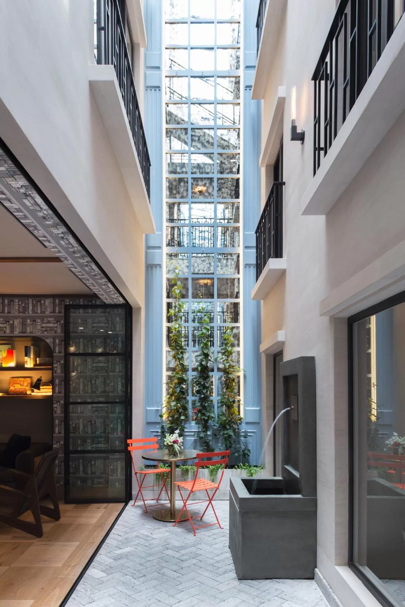 Patio in The Alest Hotel