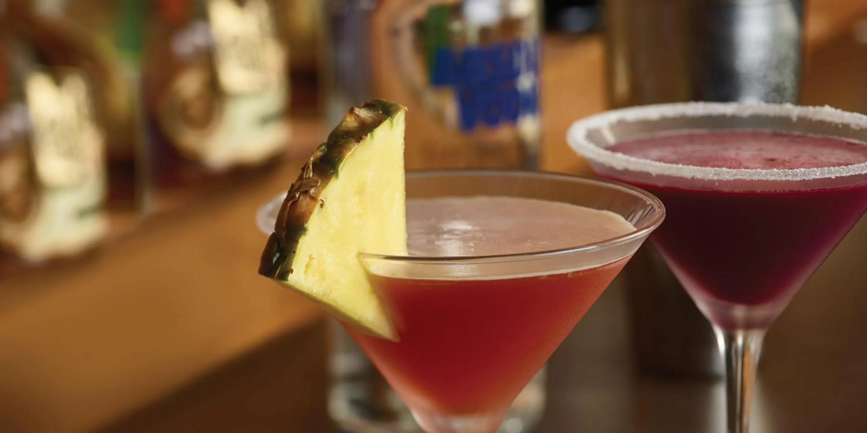 Alcoholic drinks in Harbour View Cottage