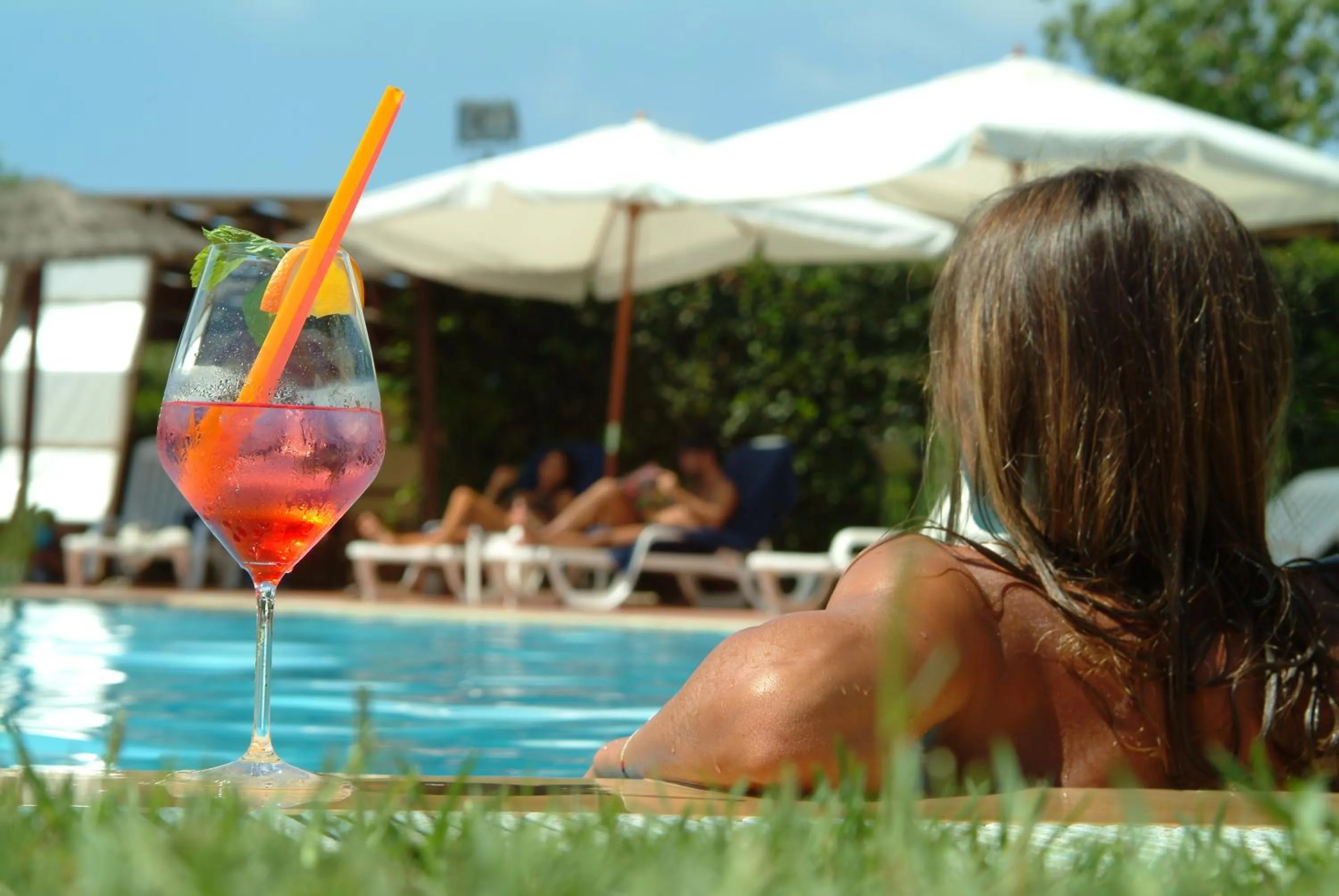 Swimming pool in Andrea Doria Hotel