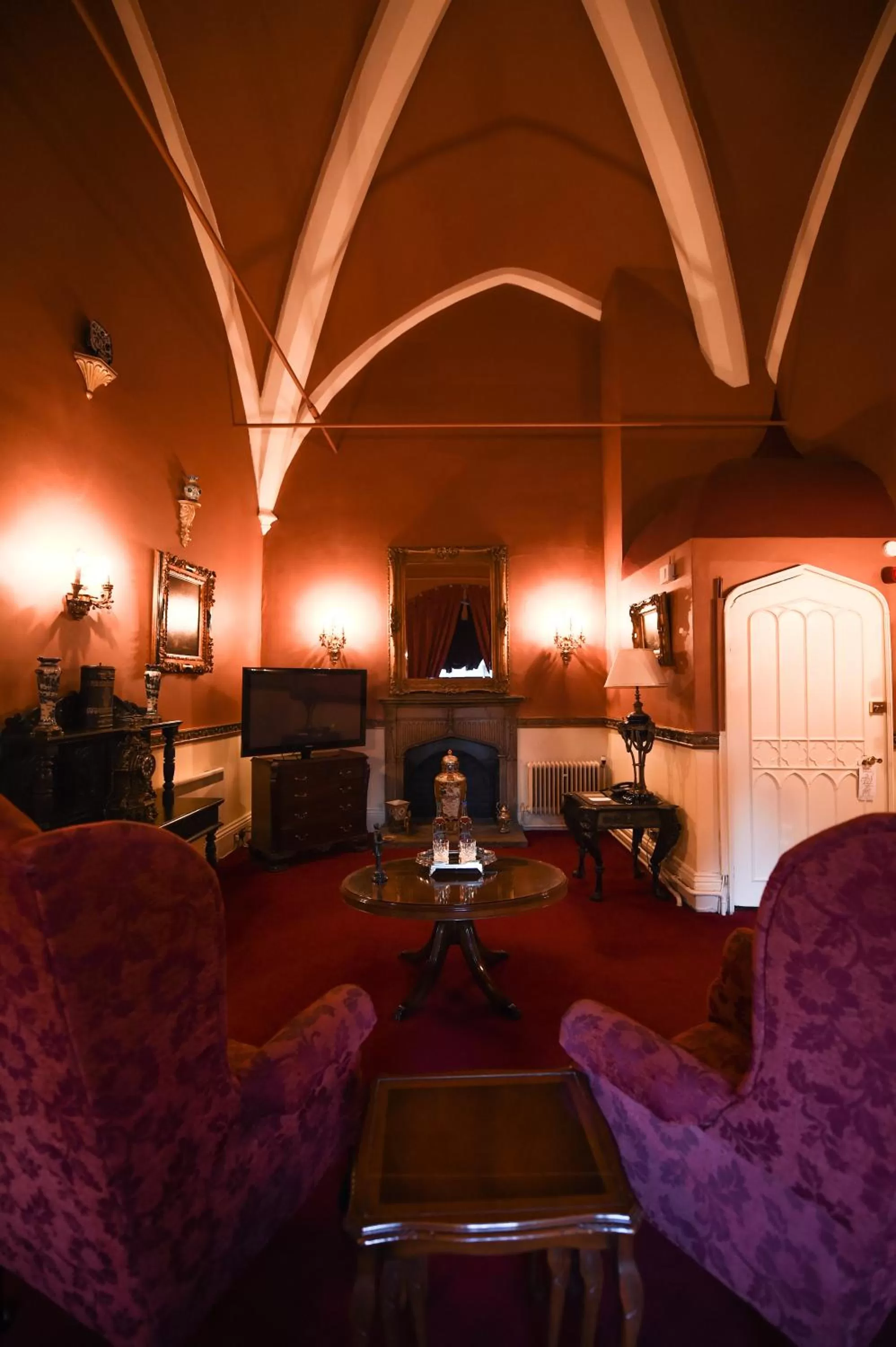 Seating area in Lumley Castle Hotel