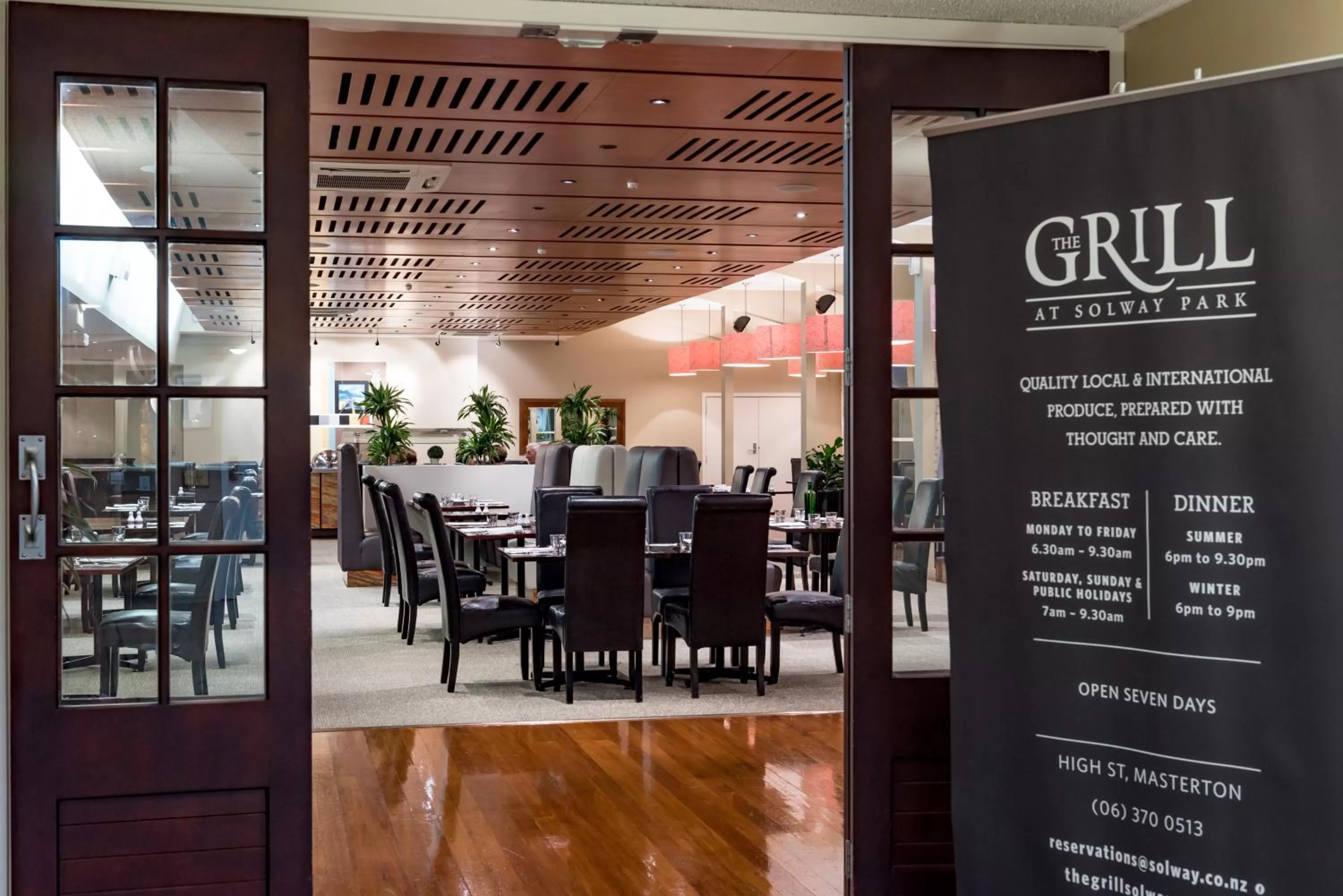 Restaurant/places to eat in Copthorne Solway Park, Wairarapa