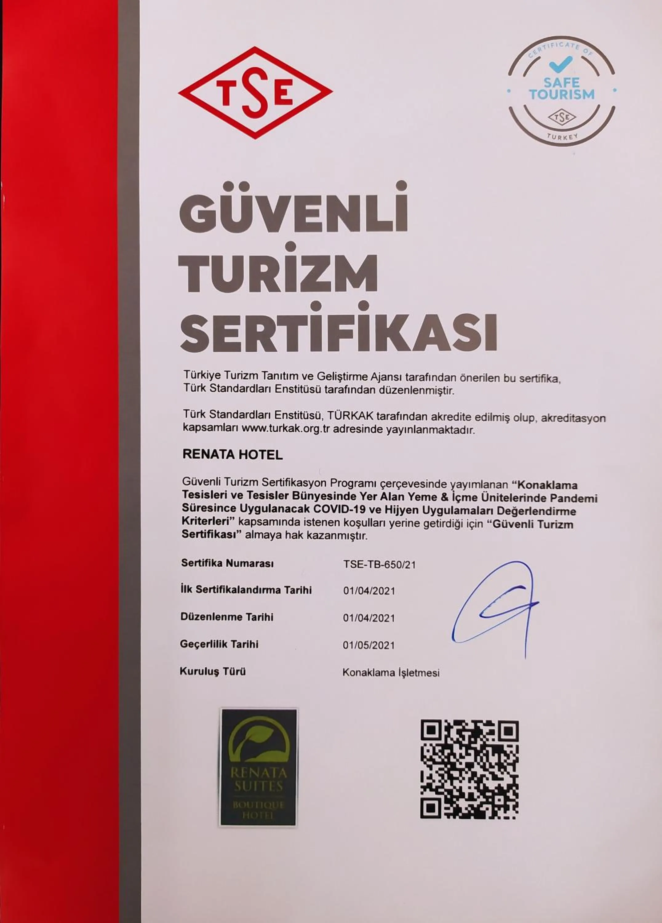 Property building in Renata Boutique Hotel Sisli