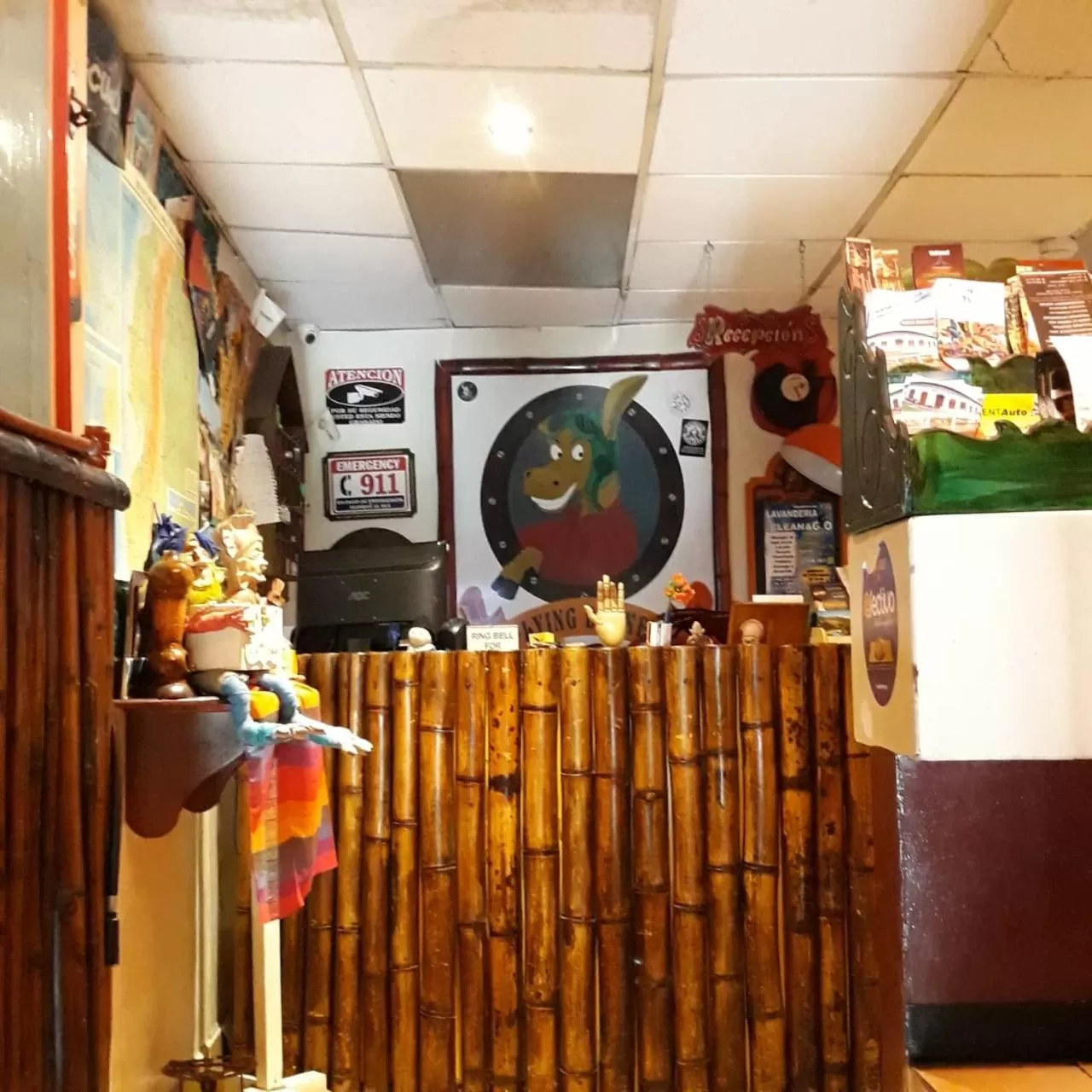 Lobby or reception in Flying Donkey