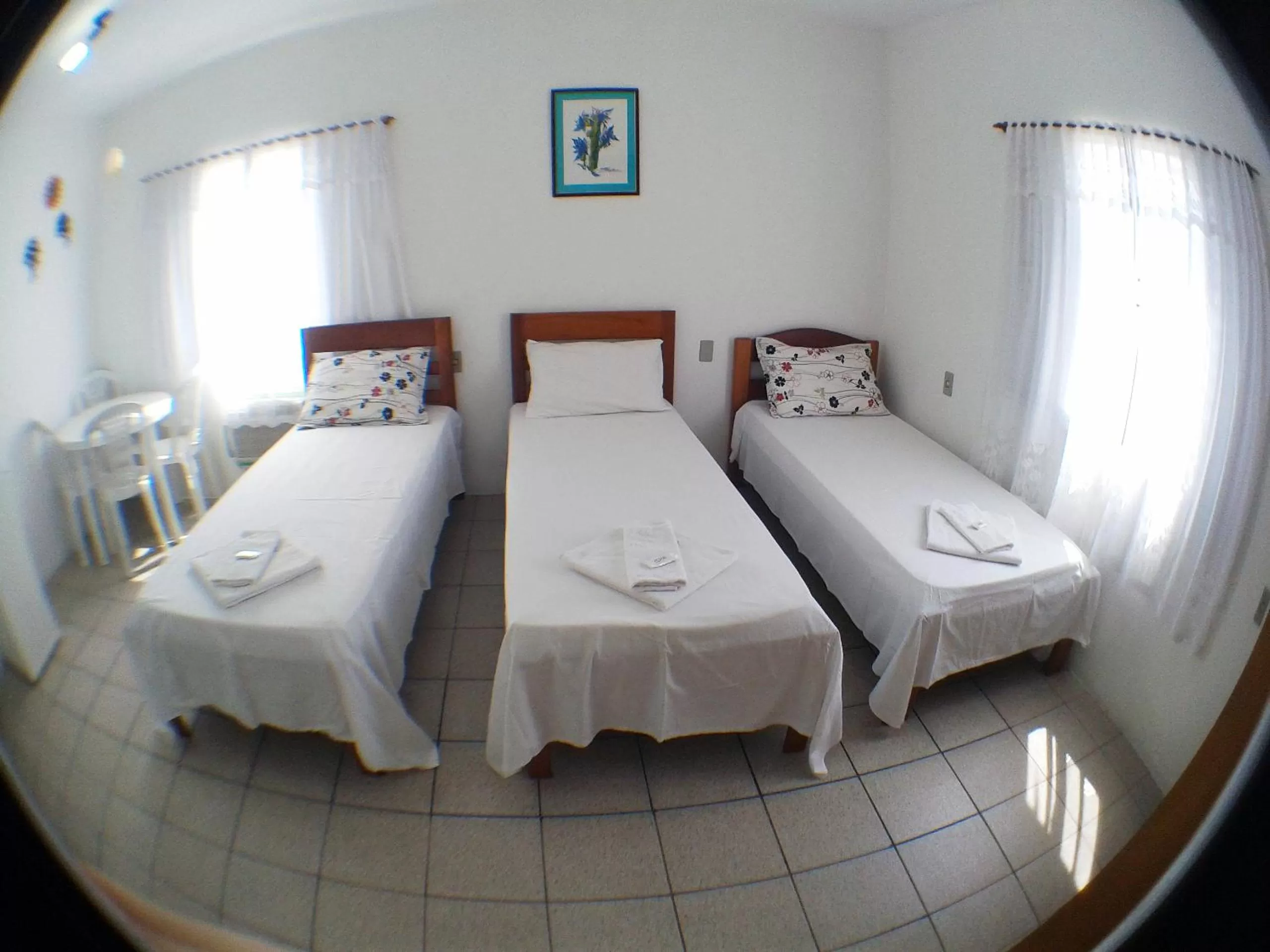 Bed in Pousada Milani