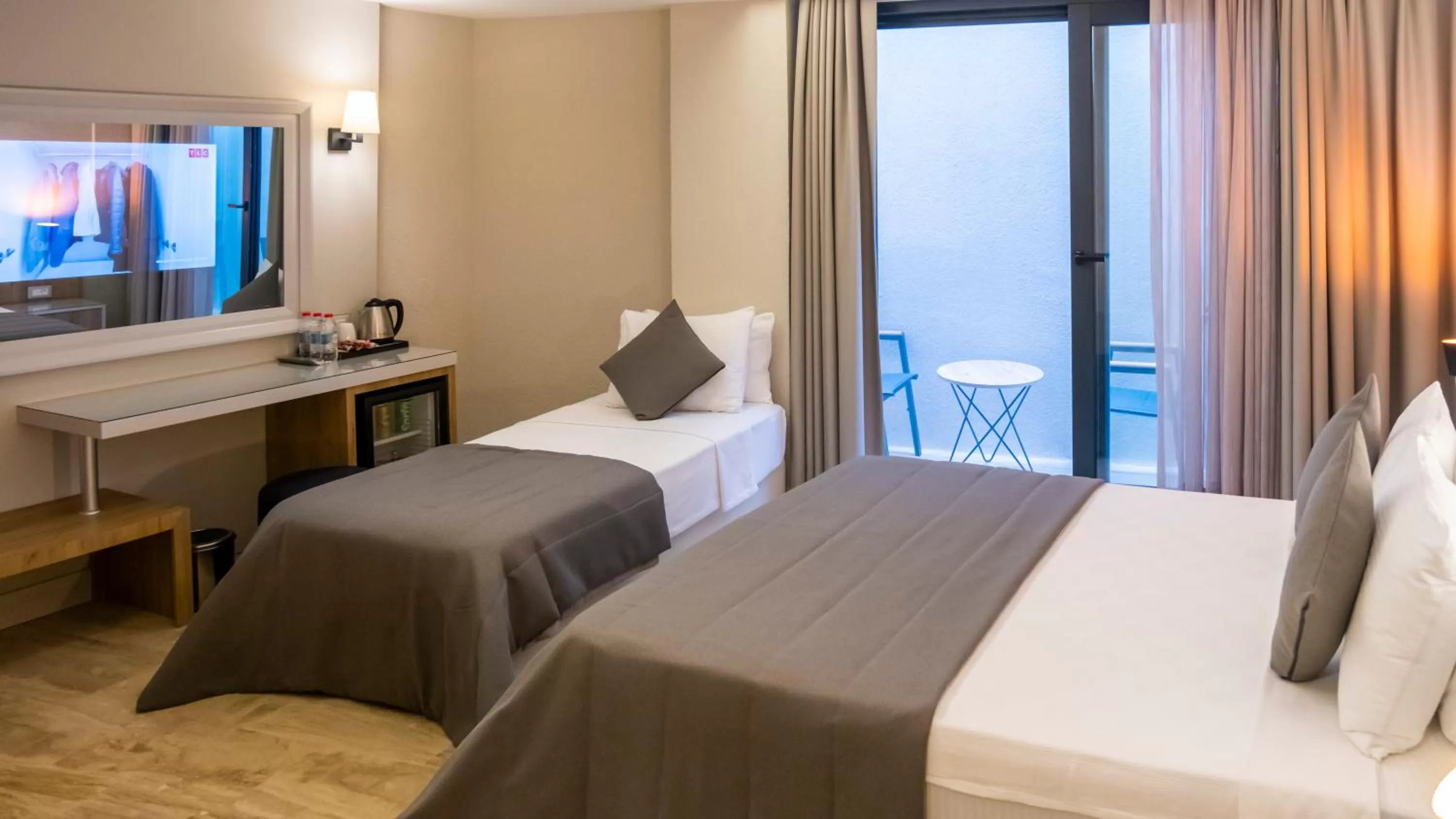 Bed in Ariel Hotel Alaçatı