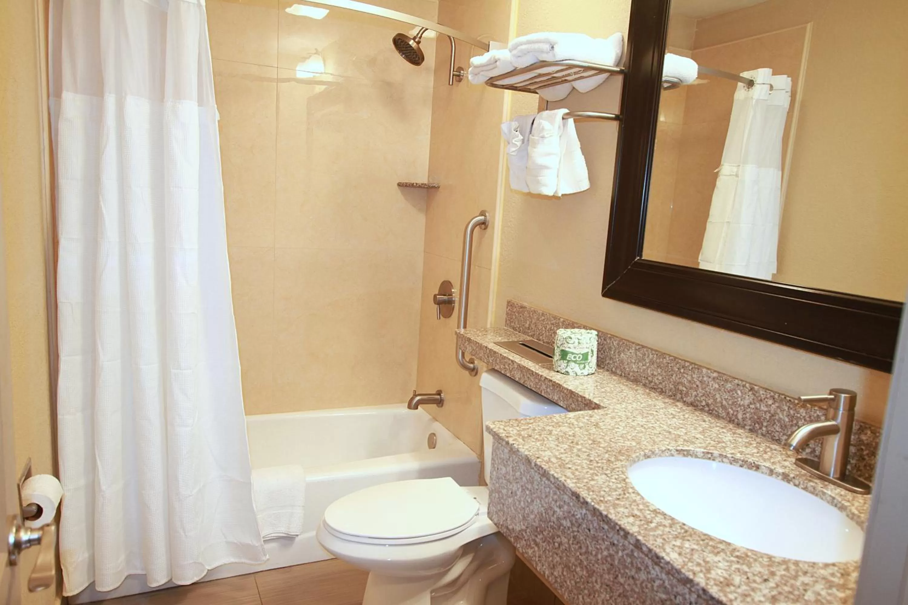 Bathroom in Travel Inn & Suites Flemington