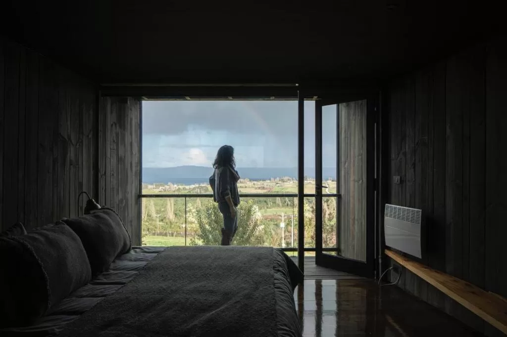 Bedroom, Bed in Hotel & Cava Estancia Rilán