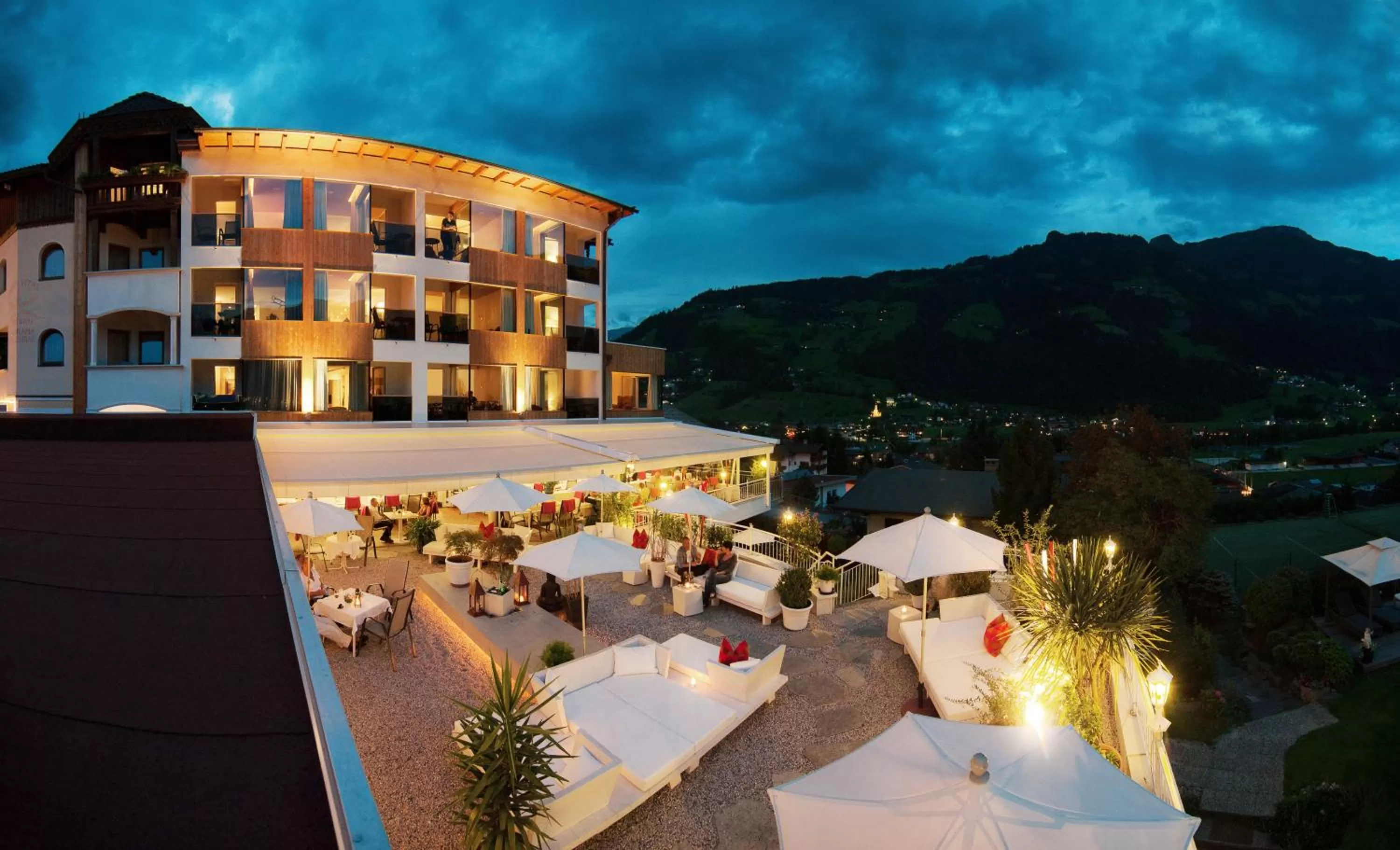 Patio in Alpenhotel Stefanie