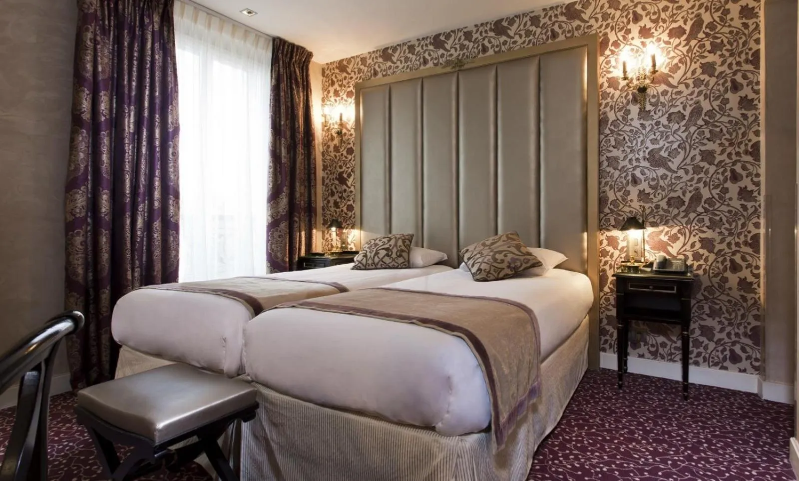 Bed in Hotel de L'Empereur by Malone