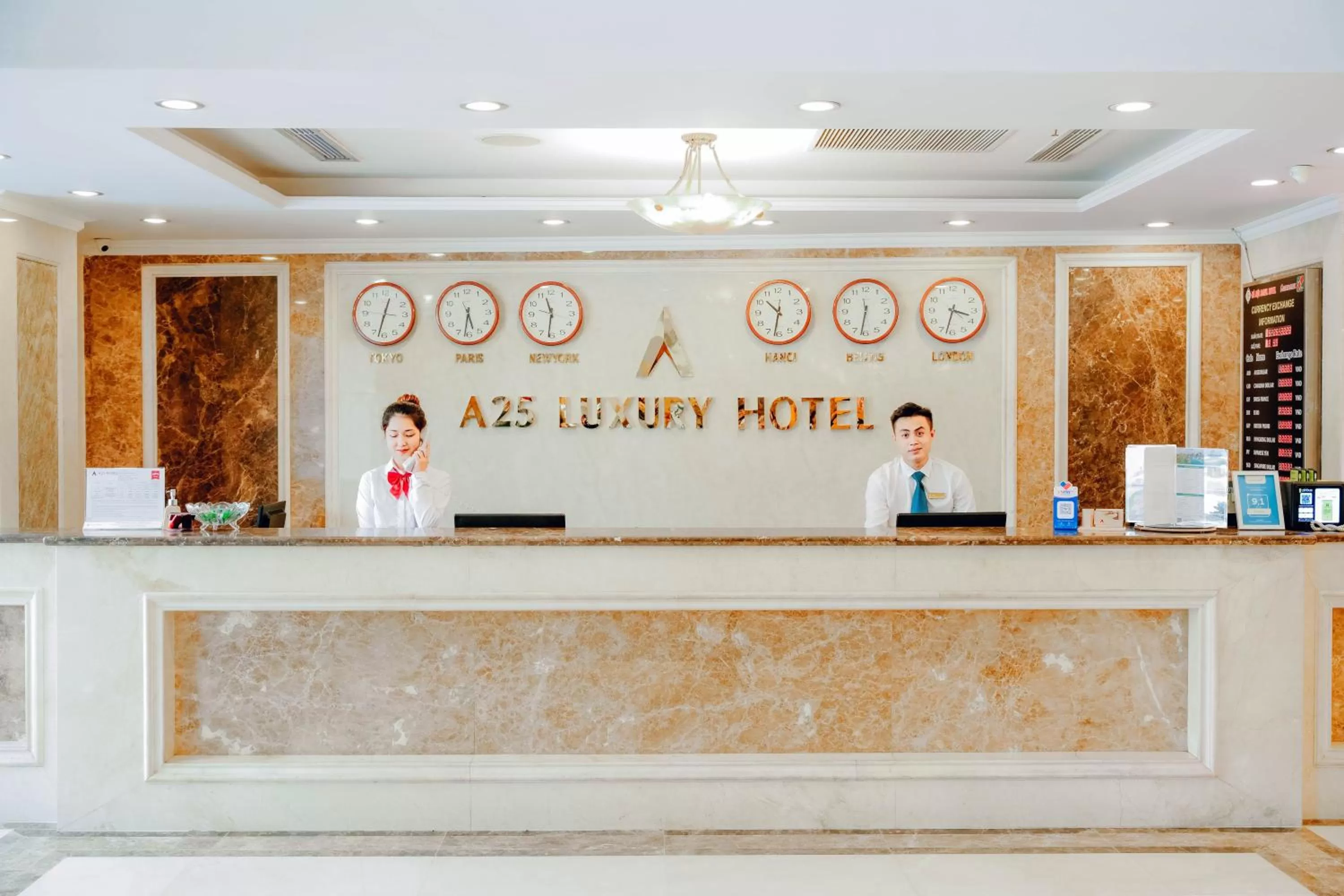 Lobby or reception in A25 Luxury Hotel