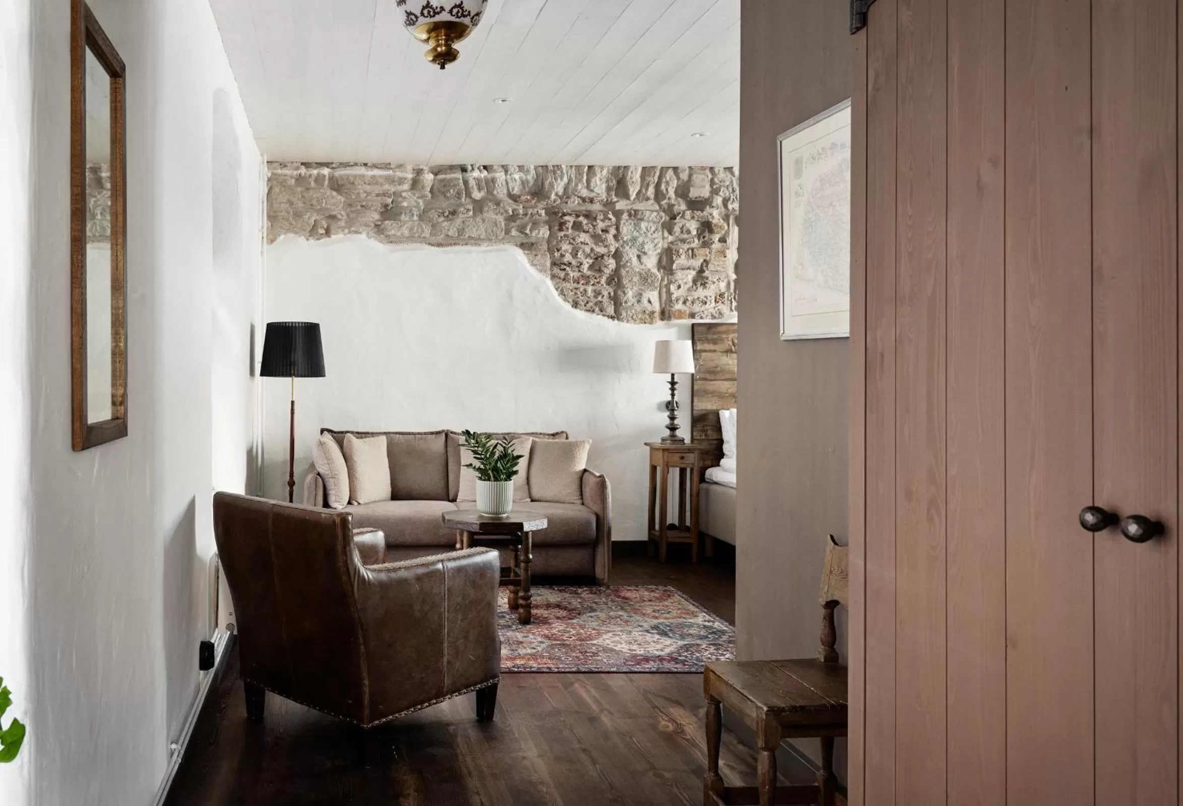 Seating area in Hotel Helgeand Wisby