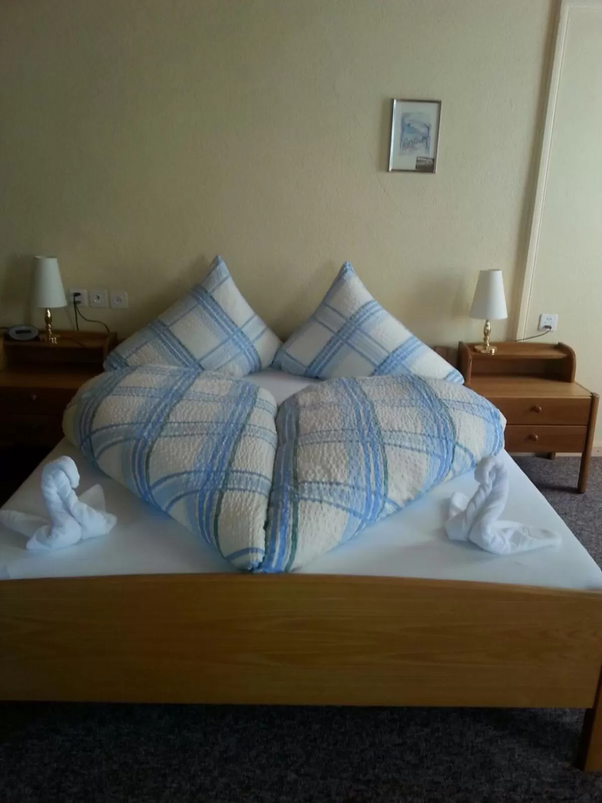 Bed in Hotel Quellenhof