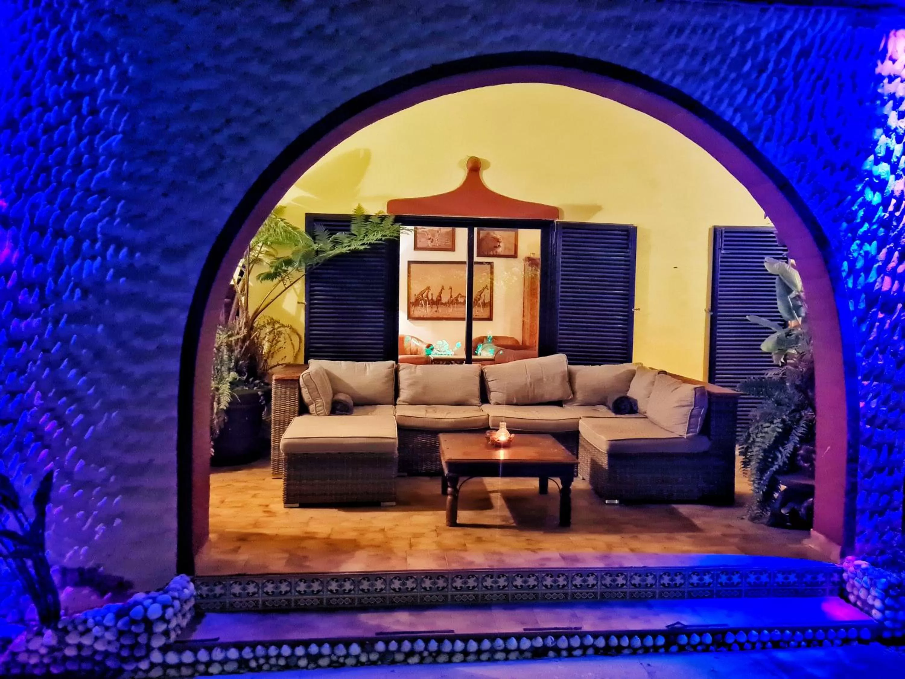 Lounge or bar, Seating Area in Villa Paraiso - Naturism Optional Adults Only