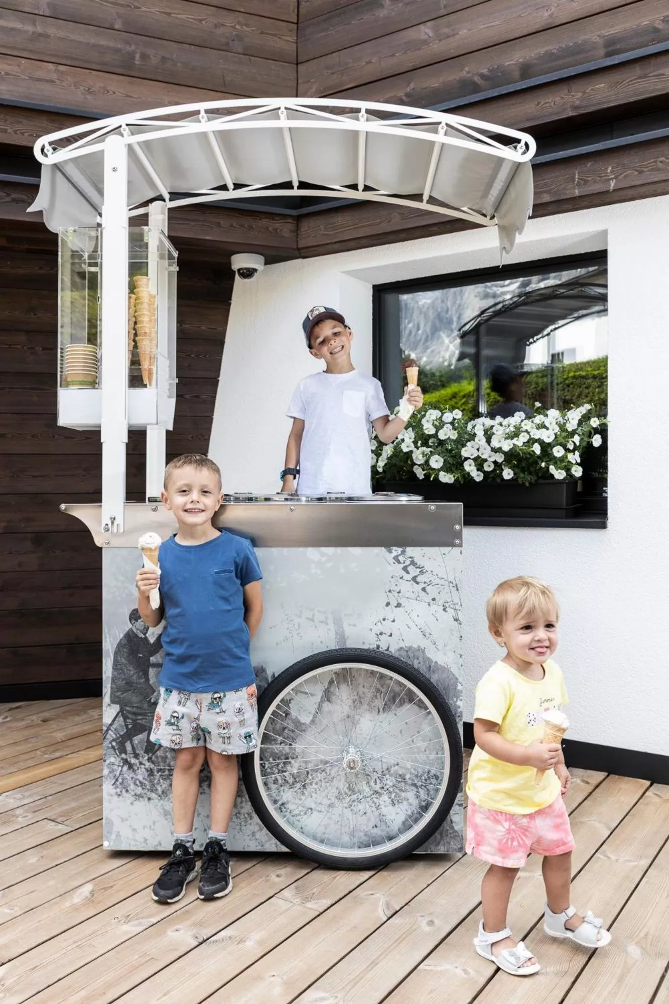 Balcony/Terrace in Linder Cycling Hotel