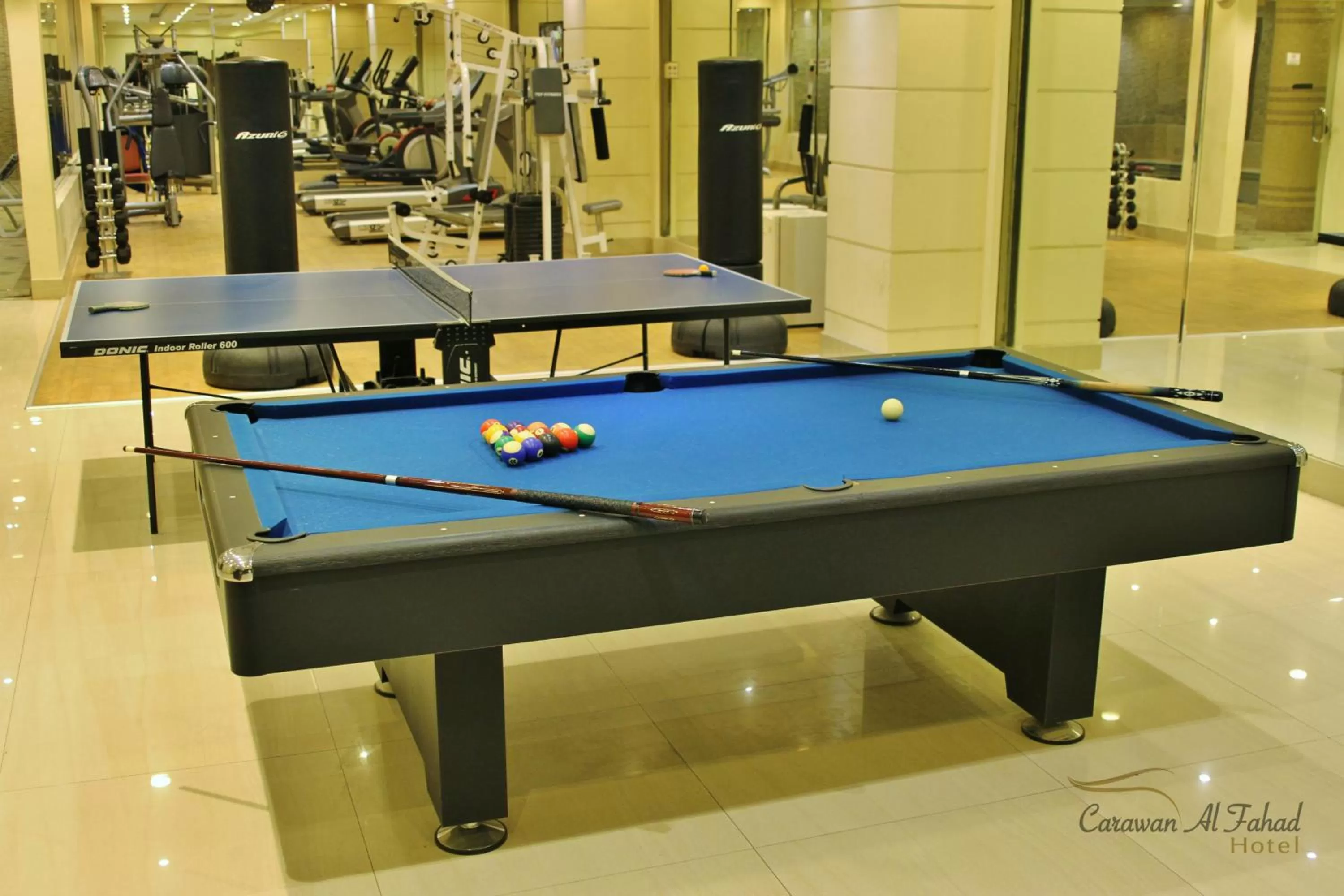 Billiard in Carawan Al Fahad Hotel