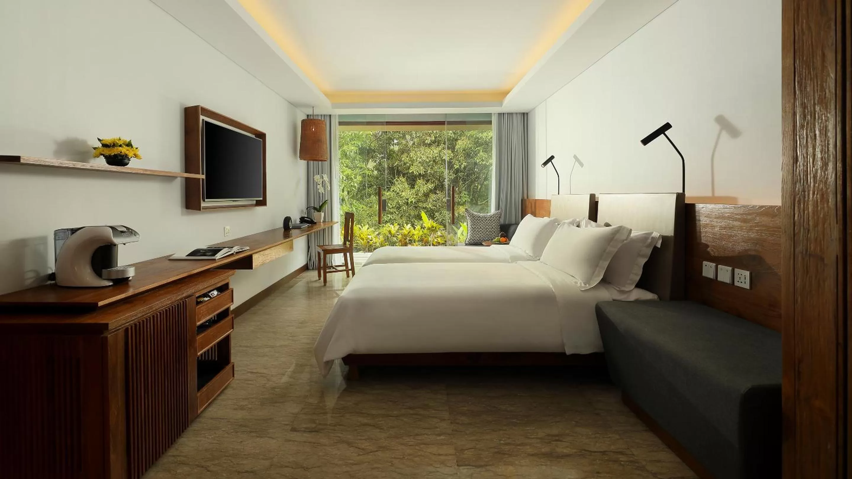 Property building, Bed in Maya Ubud Resort & Spa