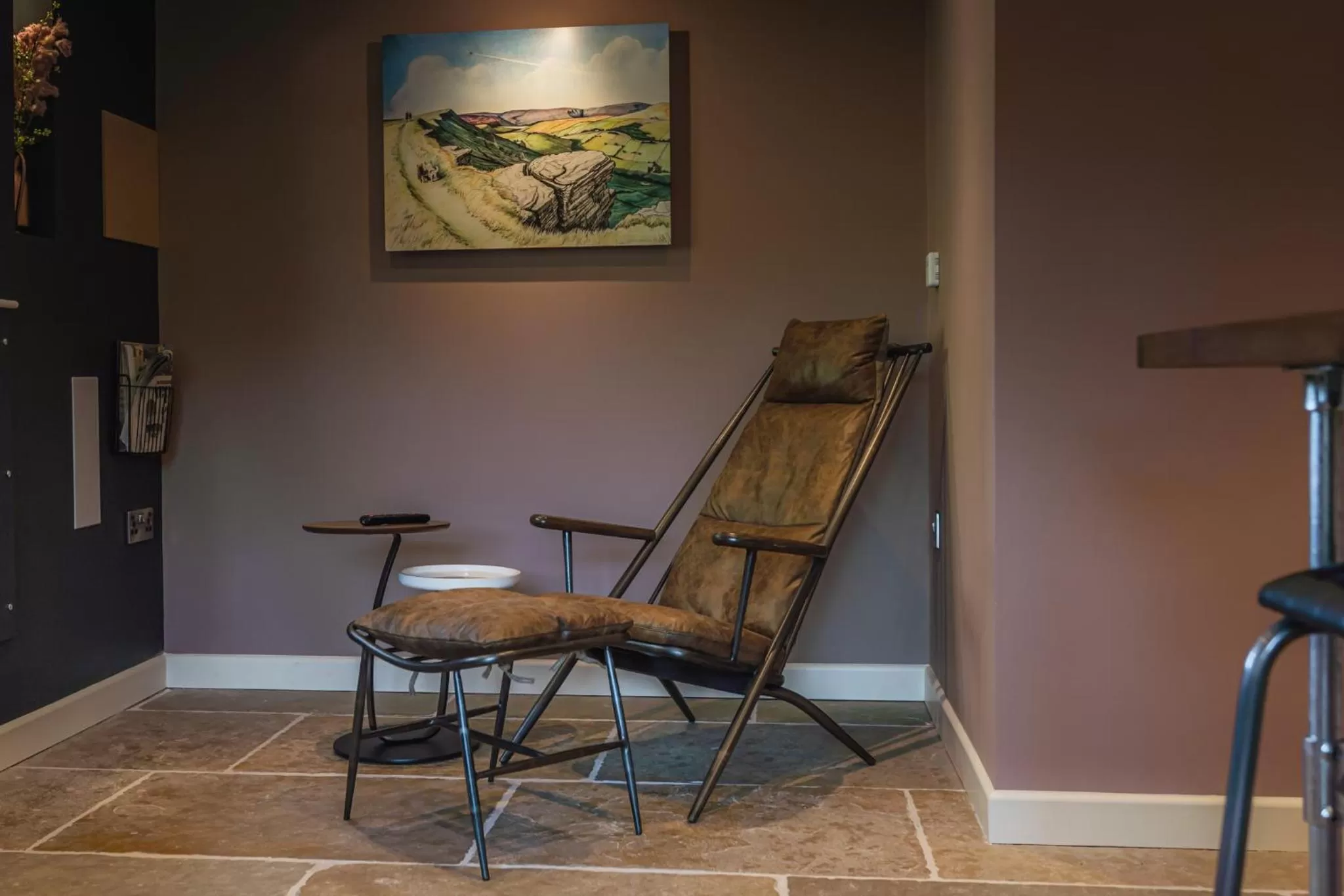 Seating area in The Old Hall Inn