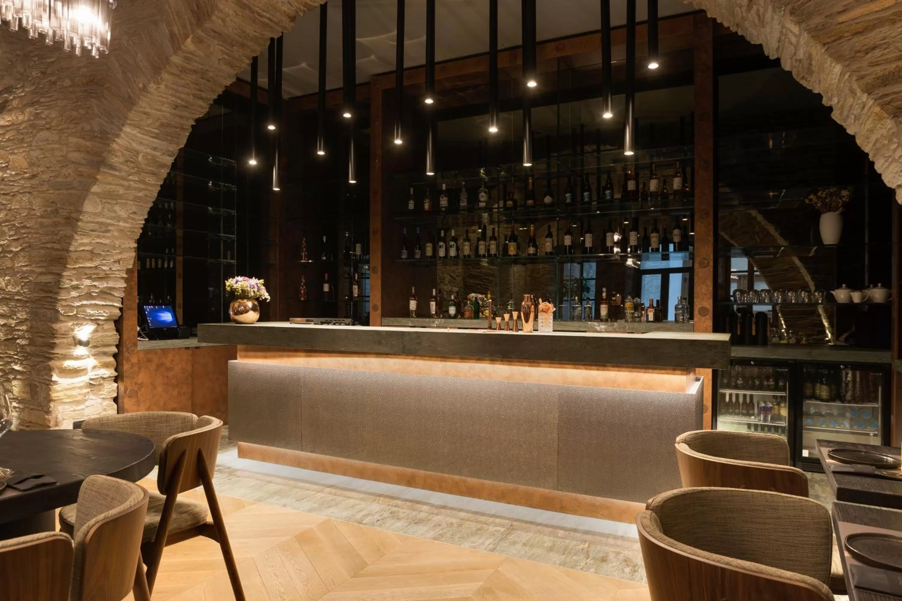 Lounge or bar in Castro Hotel Syros