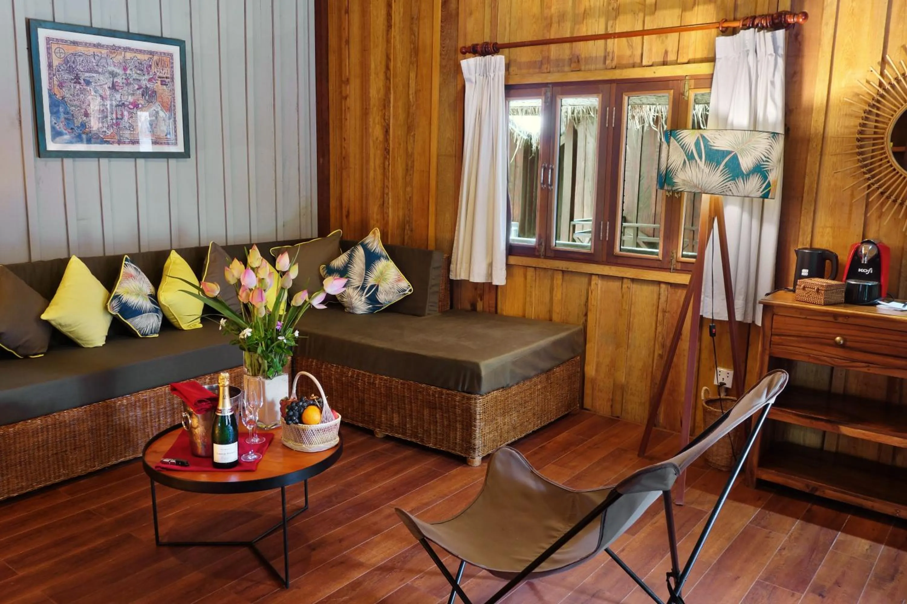 Living room in Sok San Beach Resort