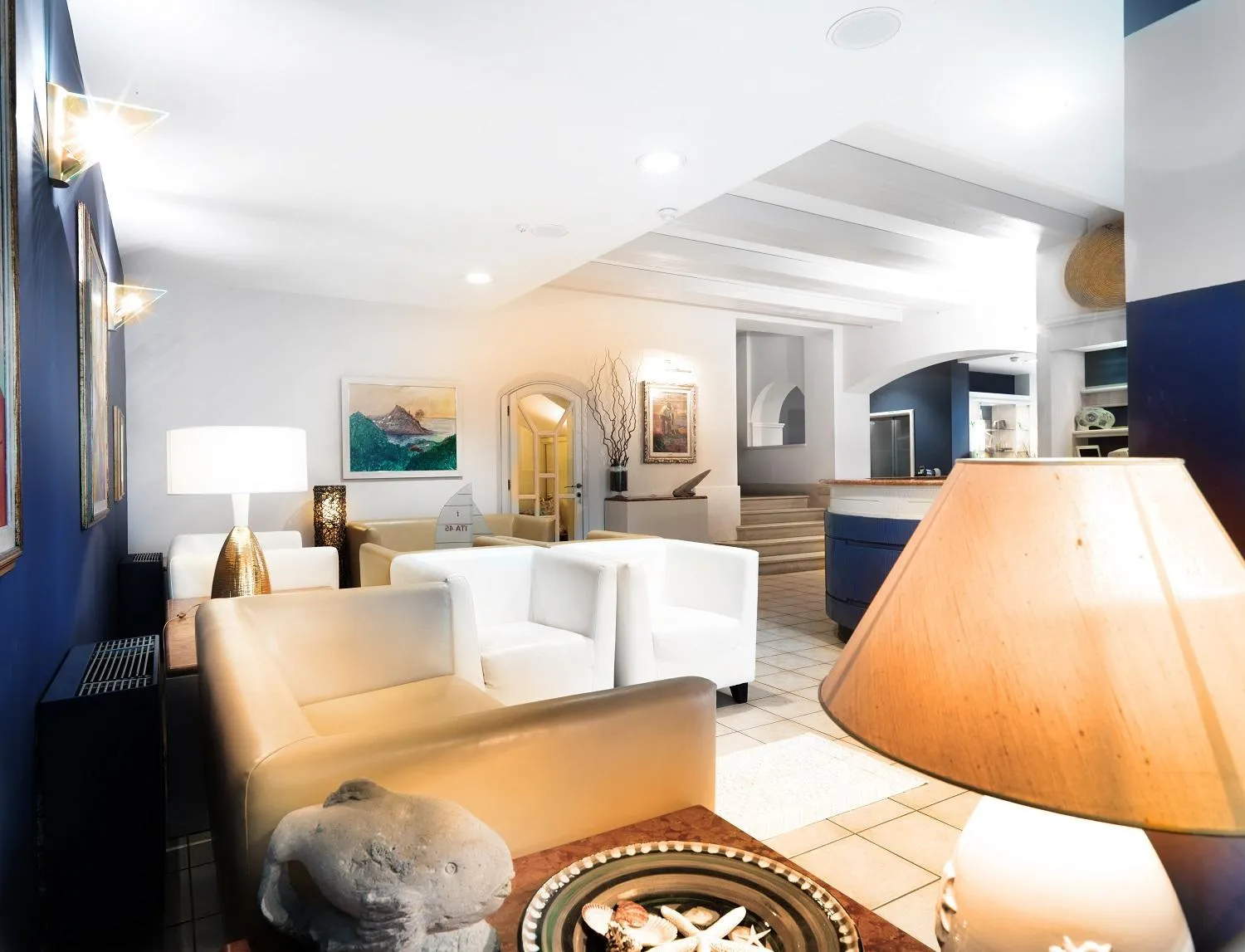 Lobby or reception in Hotel & SPA Riviera Castelsardo