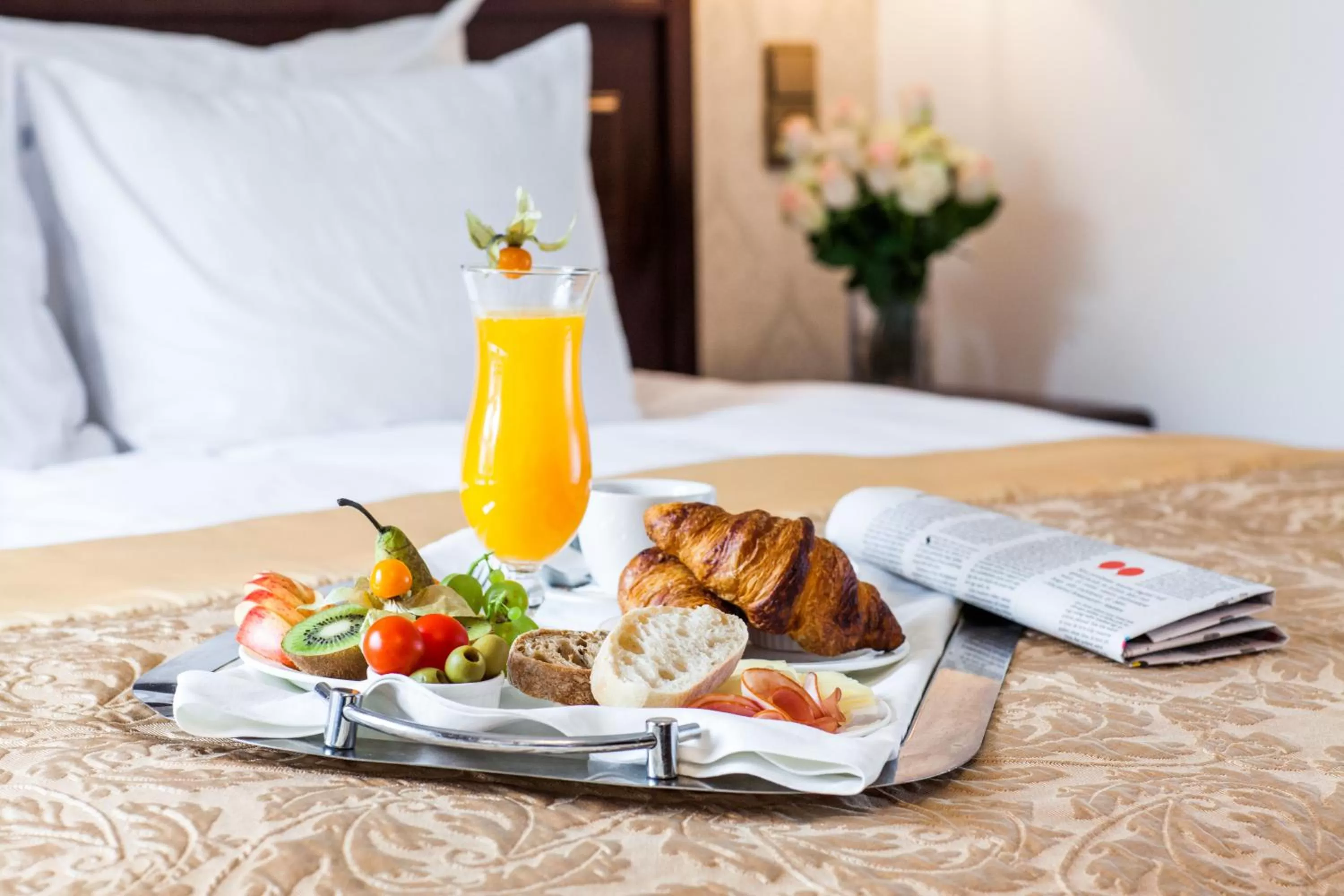 Decorative detail, Bed in The von Stackelberg Hotel Tallinn