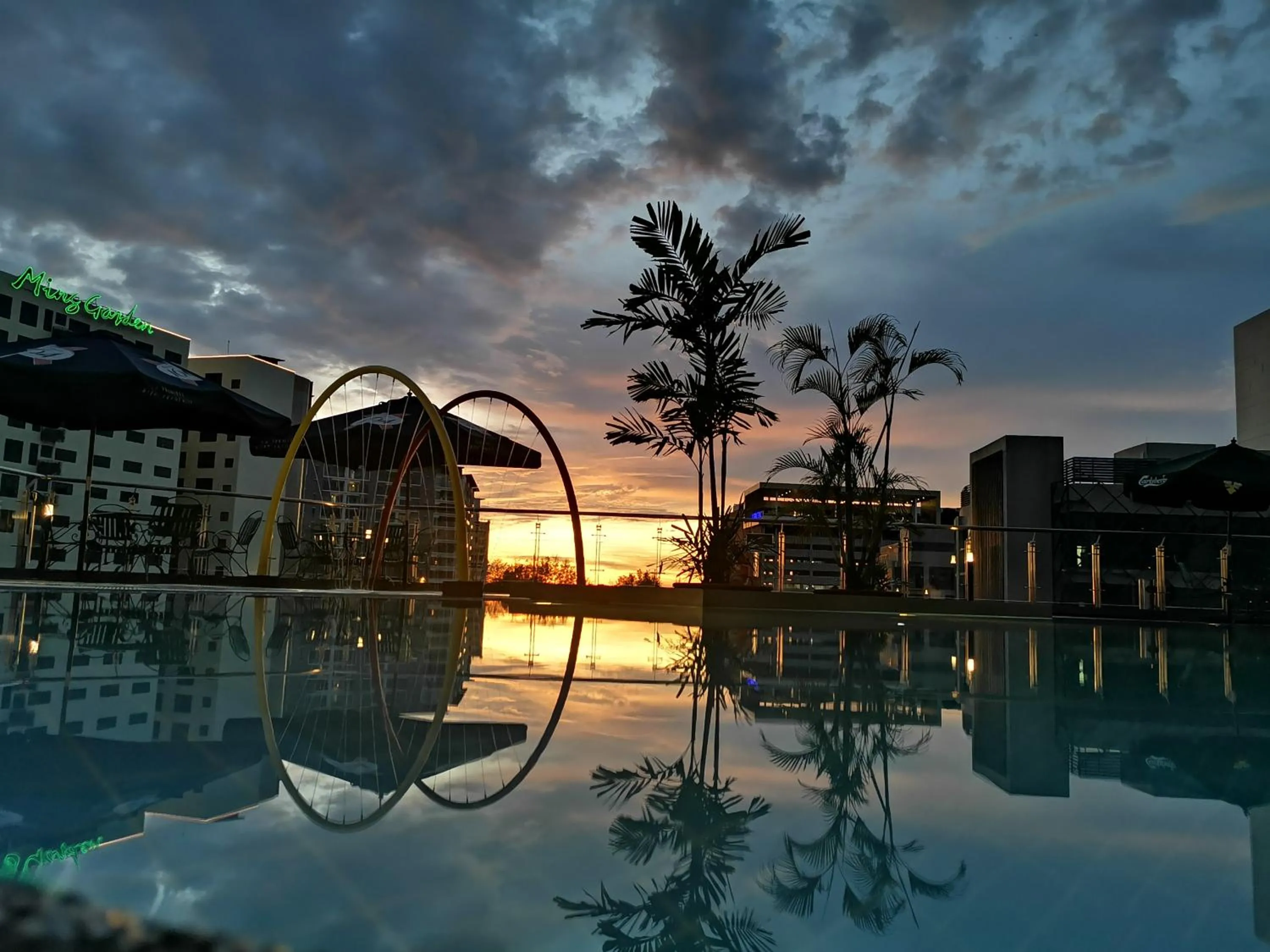 Swimming pool in Sabah Oriental Hotel
