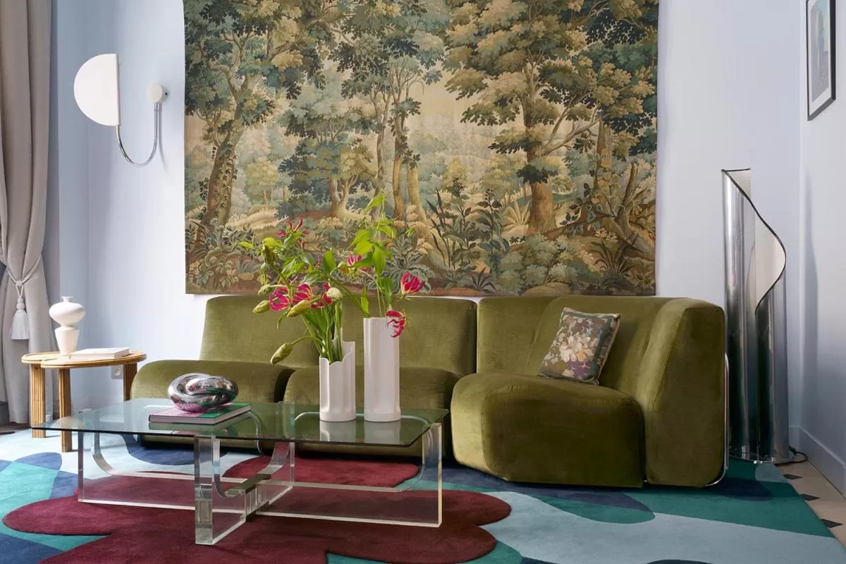 Living room in Hôtel Beauregard