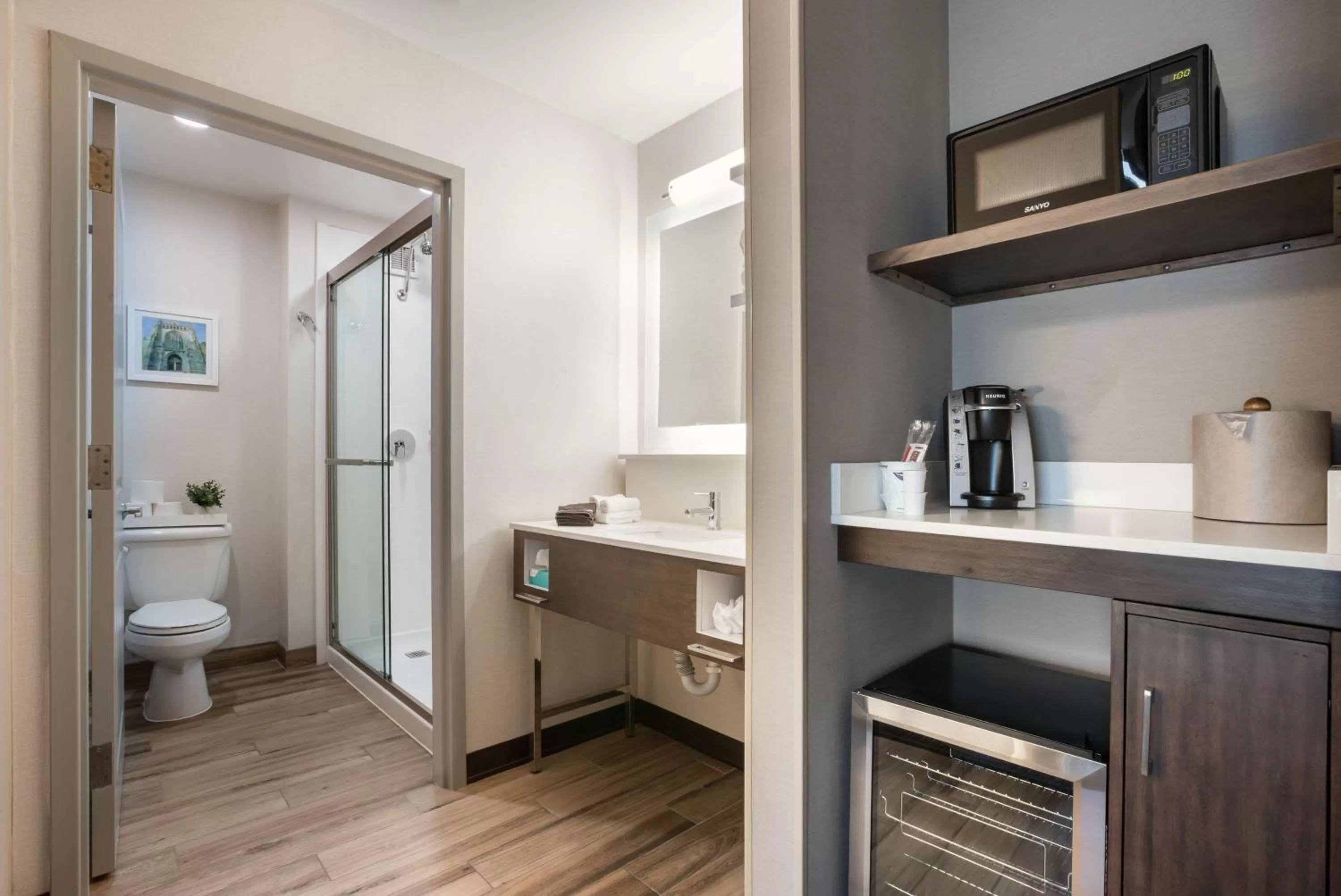 Bathroom in Hampton Inn Princeton