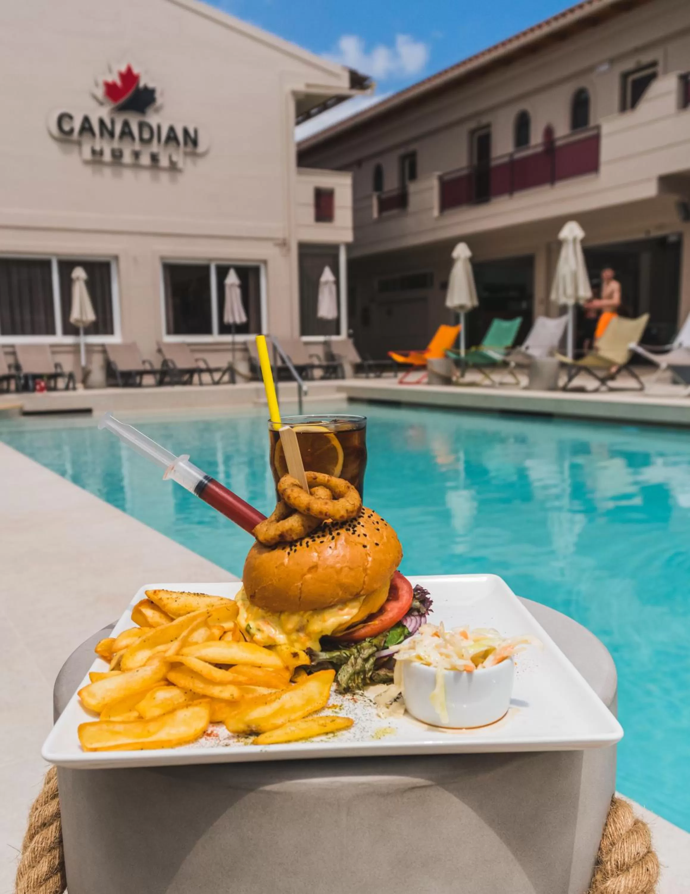 Swimming pool in Canadian Hotel