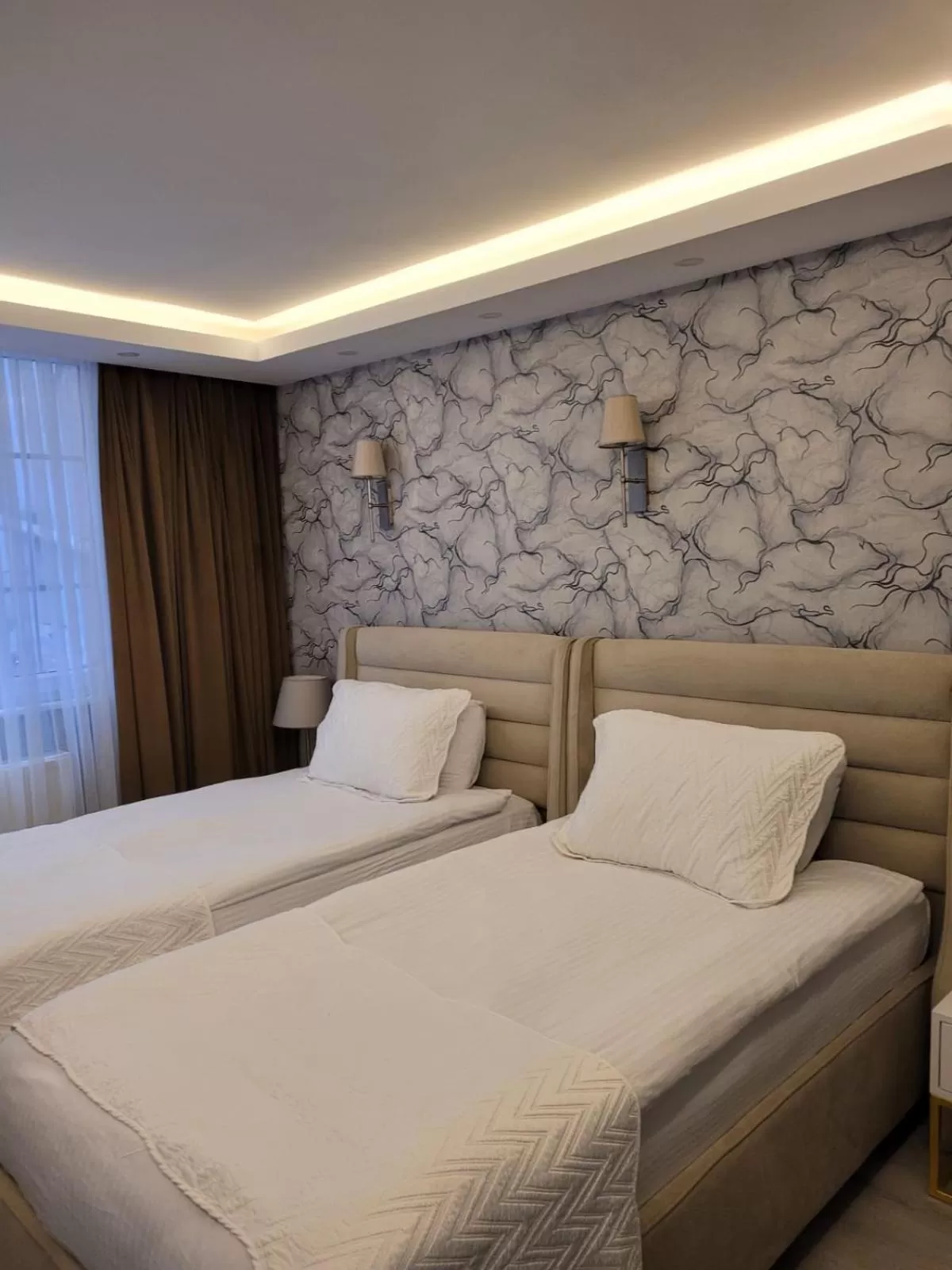 Bed in Mr BEYAZ HOTEL