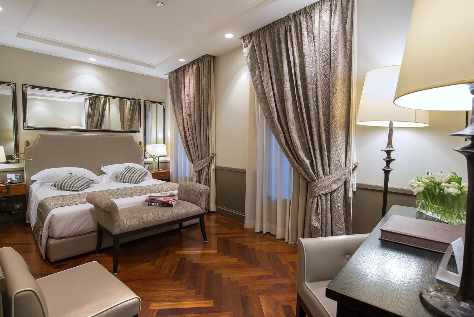 Bedroom, Bed in Hotel Lunetta