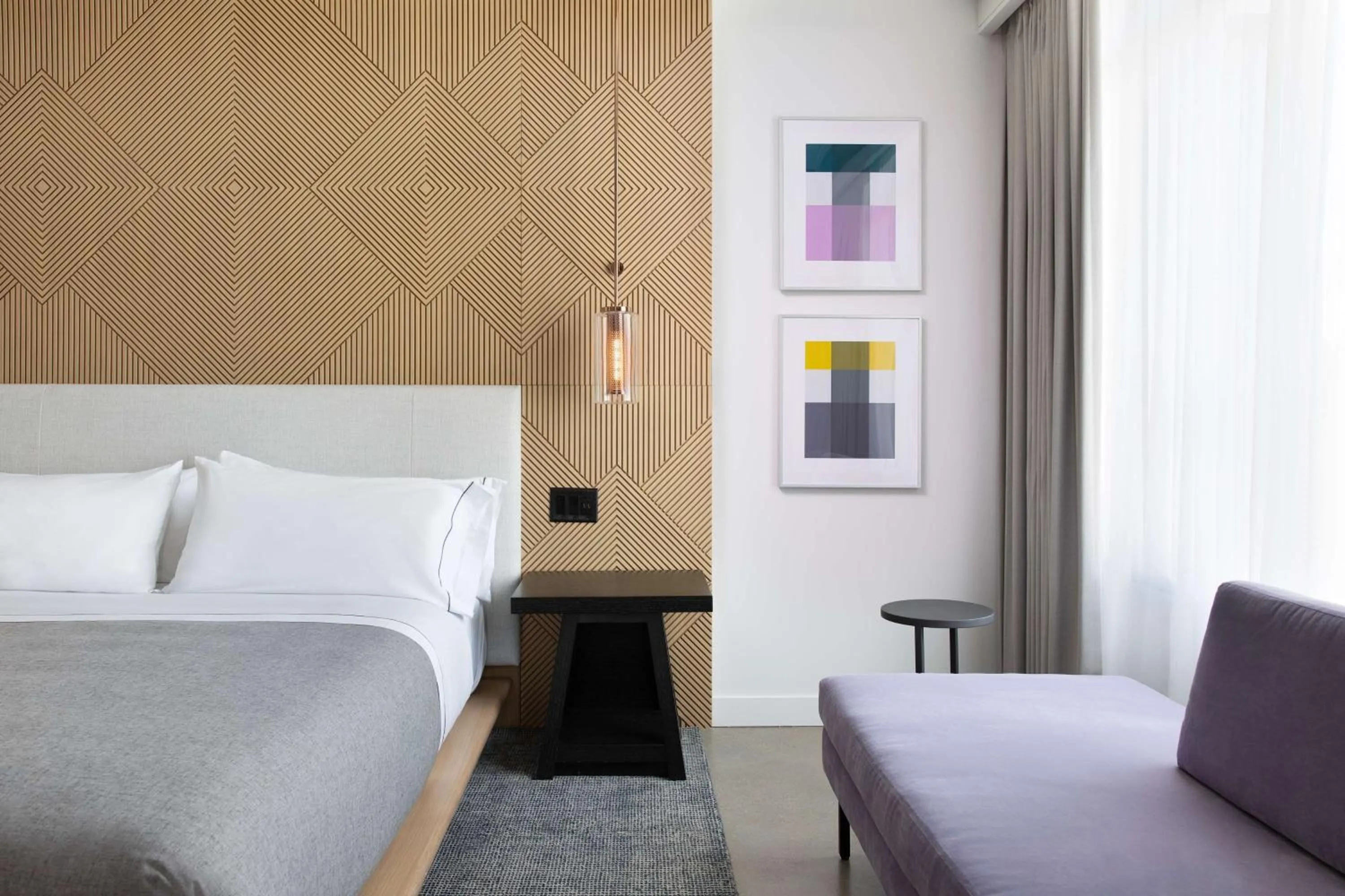 Bed in Canopy By Hilton Austin Downtown