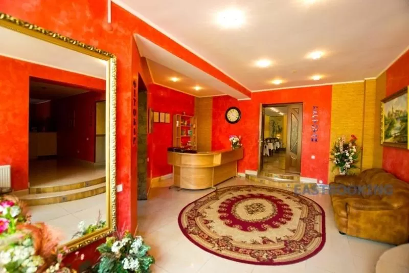 Lobby or reception in Morshynska Vezha Hotel