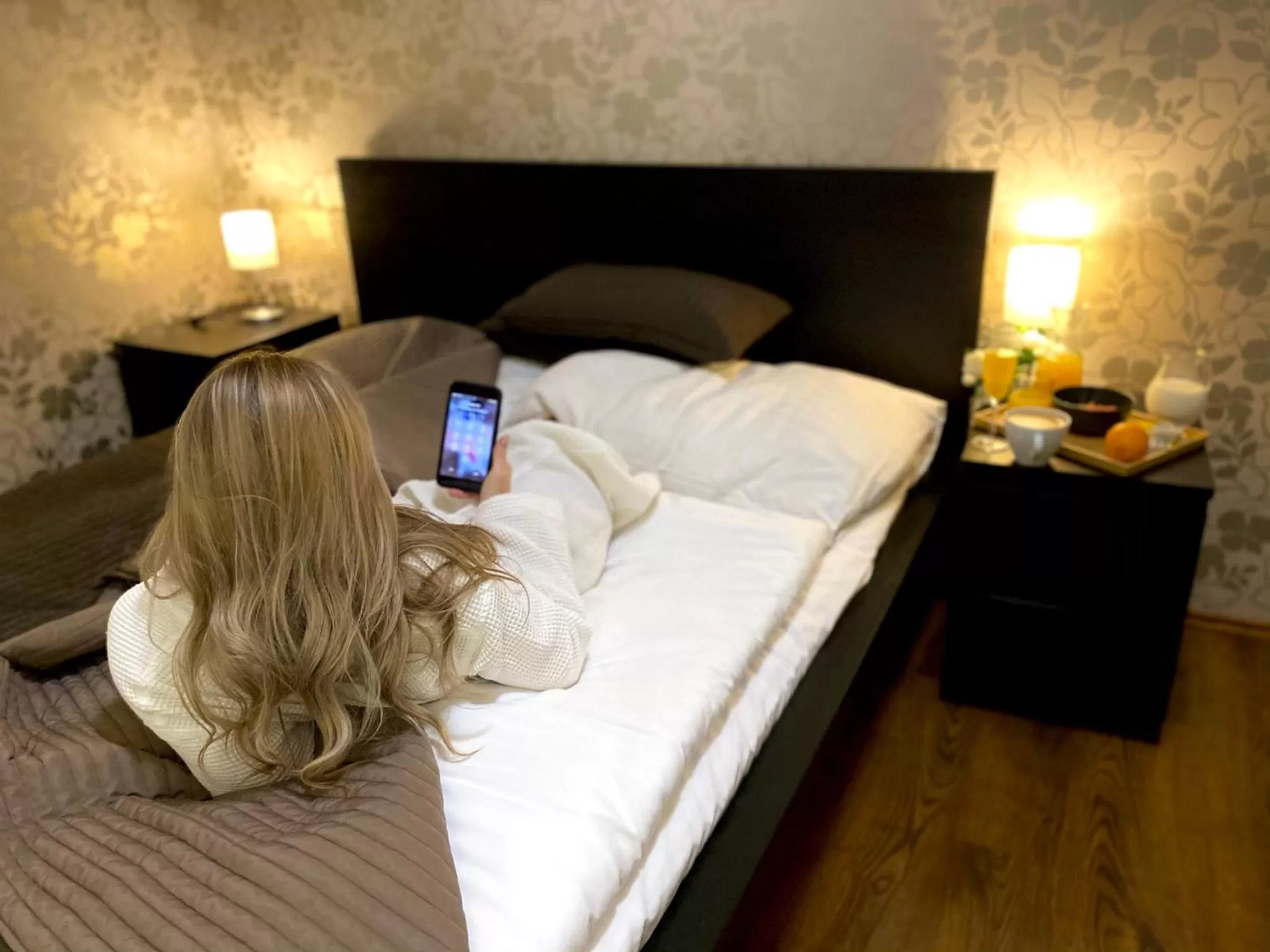 Bedroom, Bed in Hotel Modena