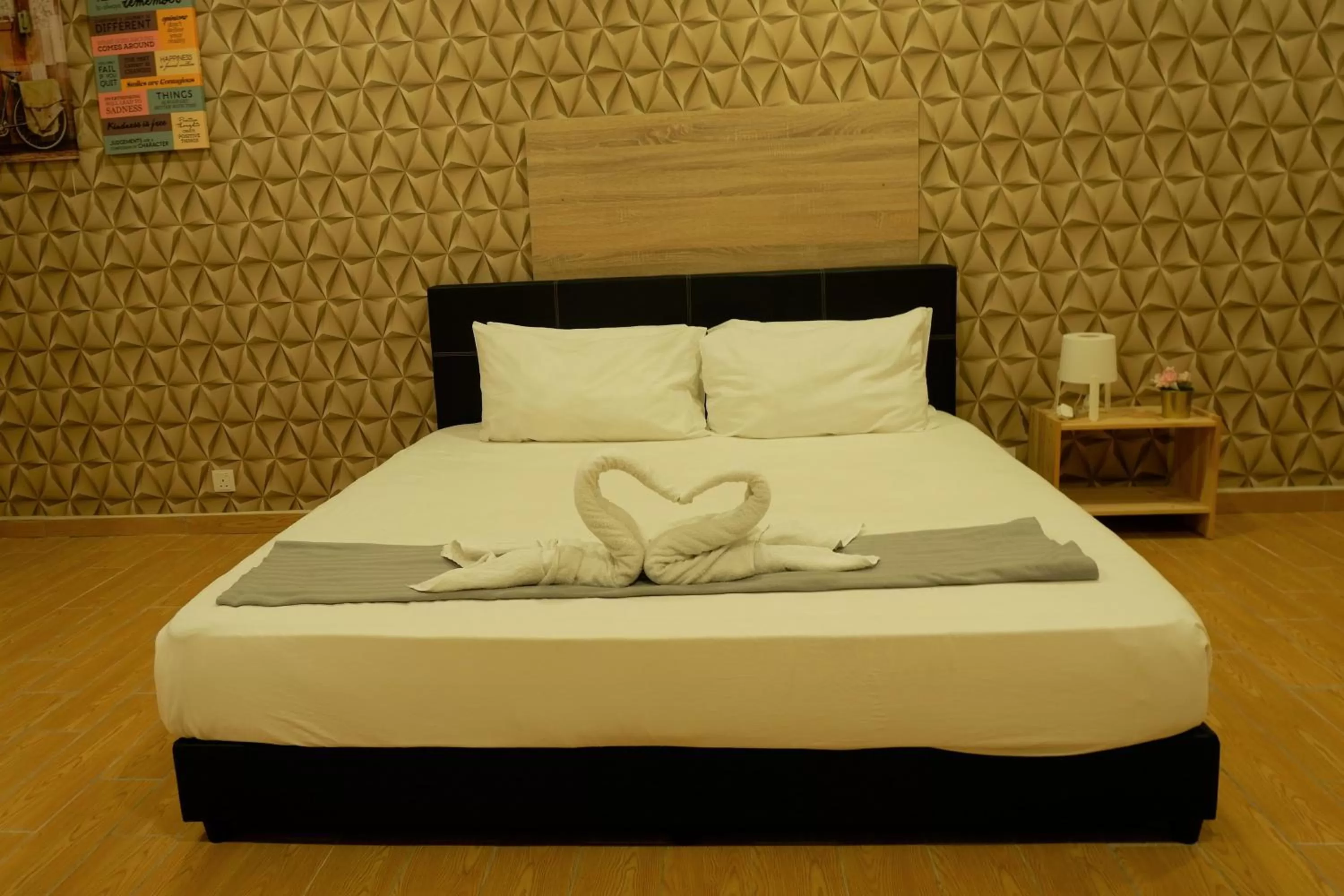 Bed in Bangi Perdana Hotel