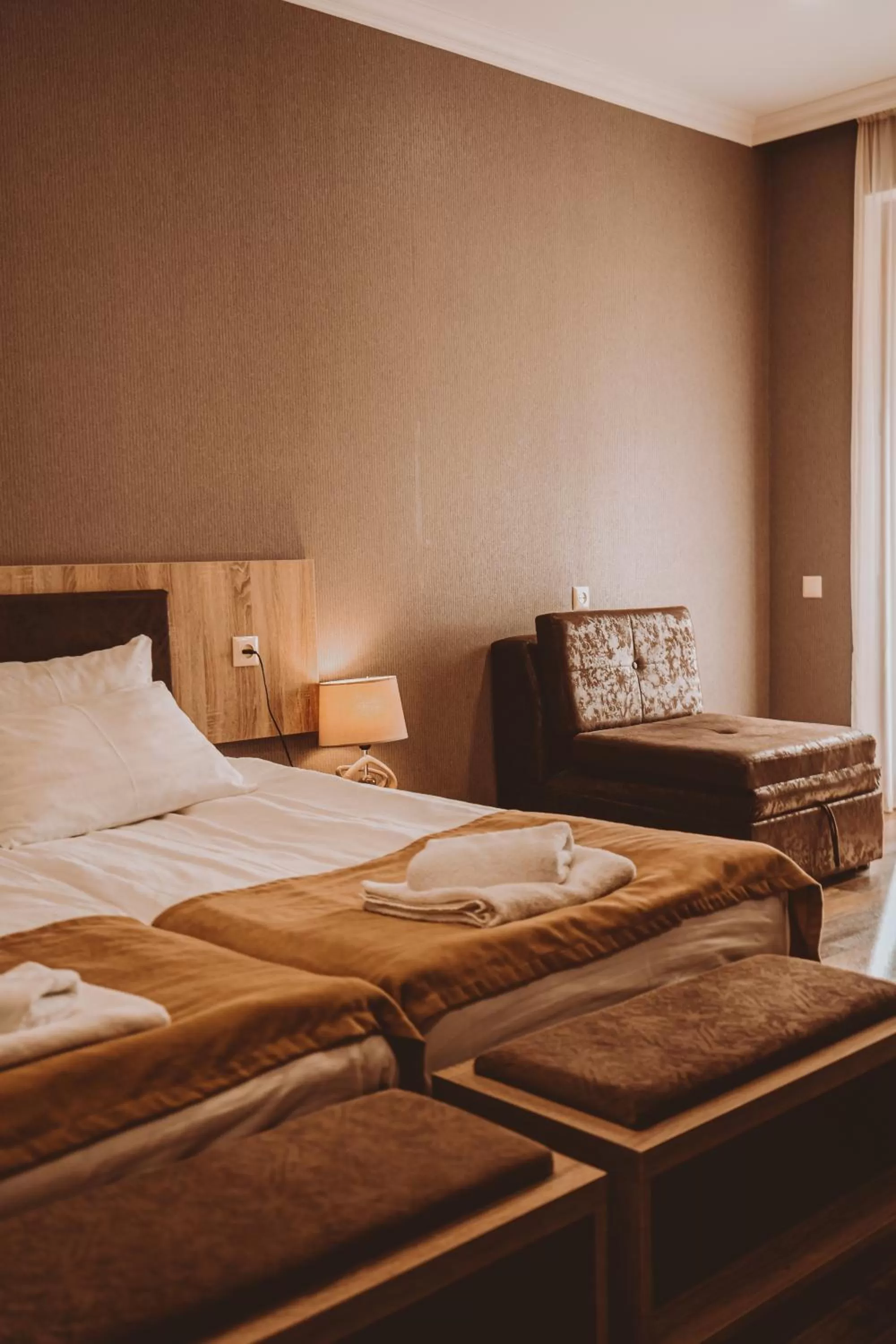 Bed in Suntower Hotel