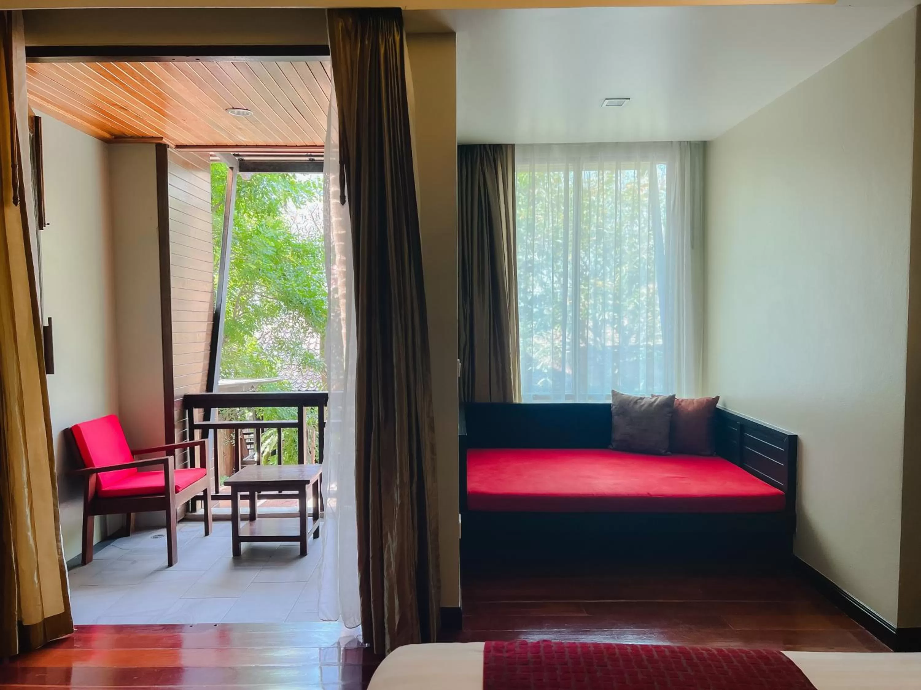 Balcony/Terrace, Bed in Aonang Phu Pi Maan Resort & Spa