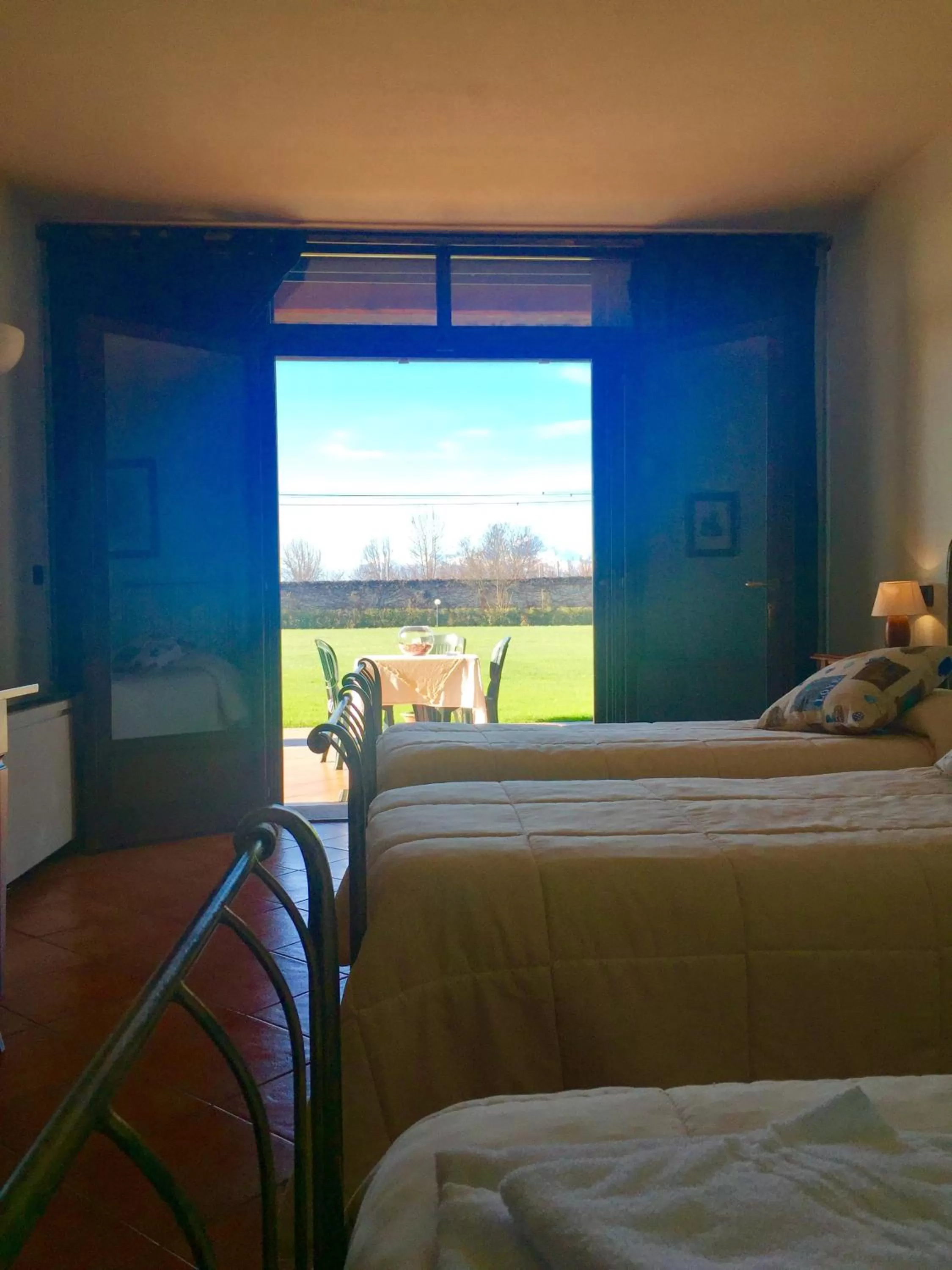 Bed in Albergo Cosmera