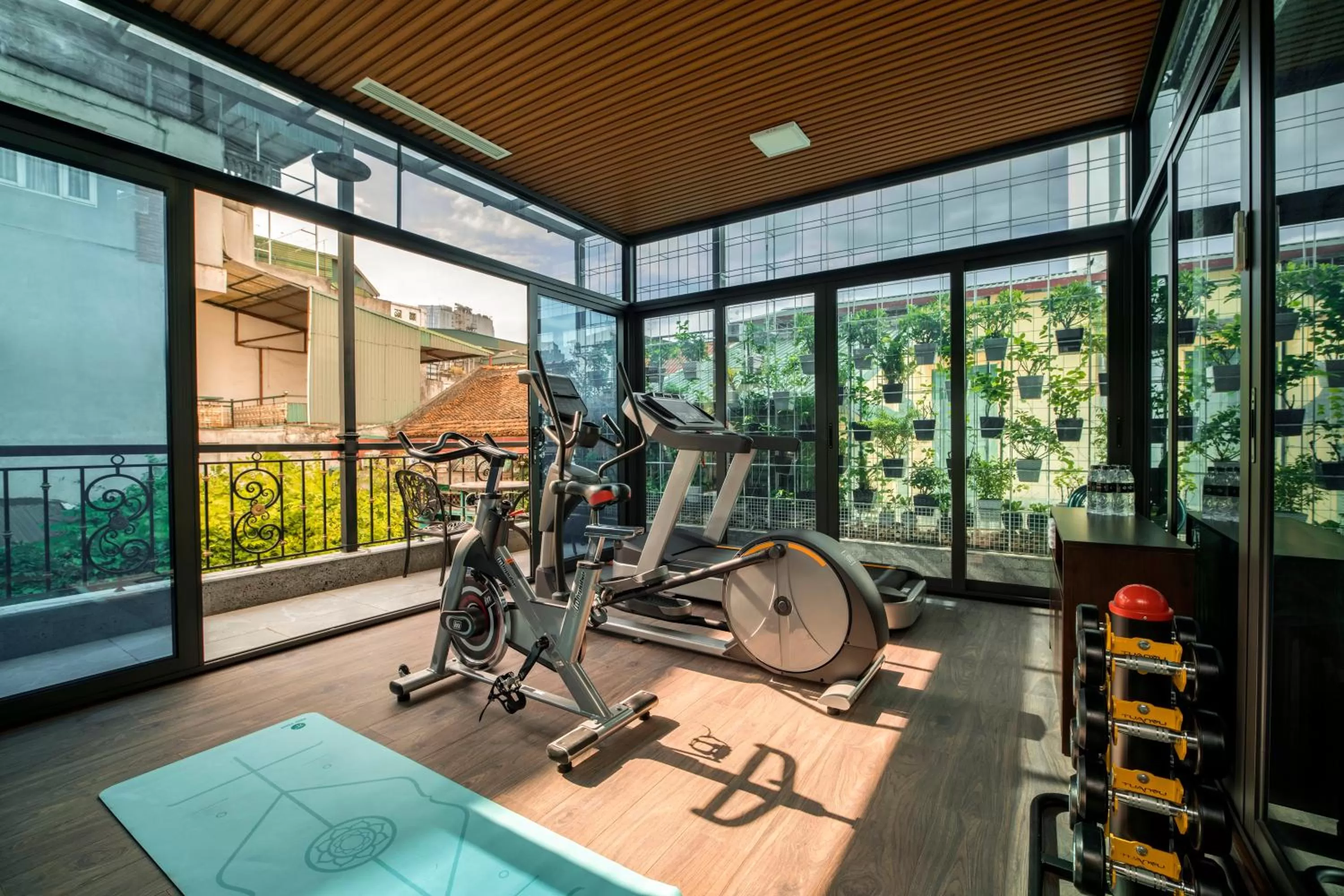 Fitness centre/facilities in Soleil Boutique Hotel Hanoi