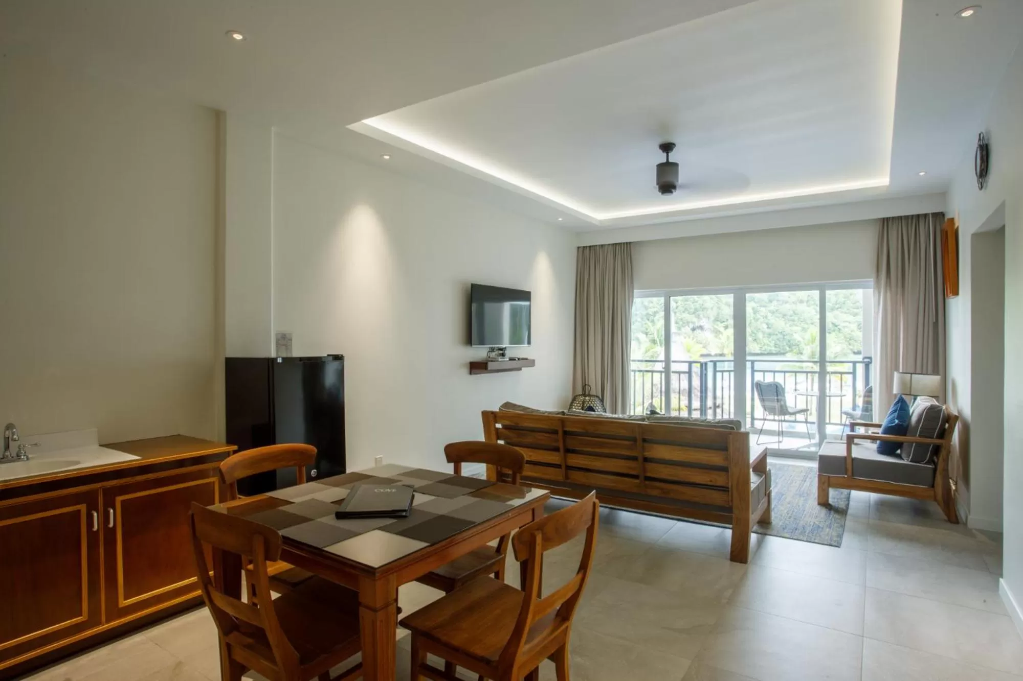 Living room in Cove Resort Palau
