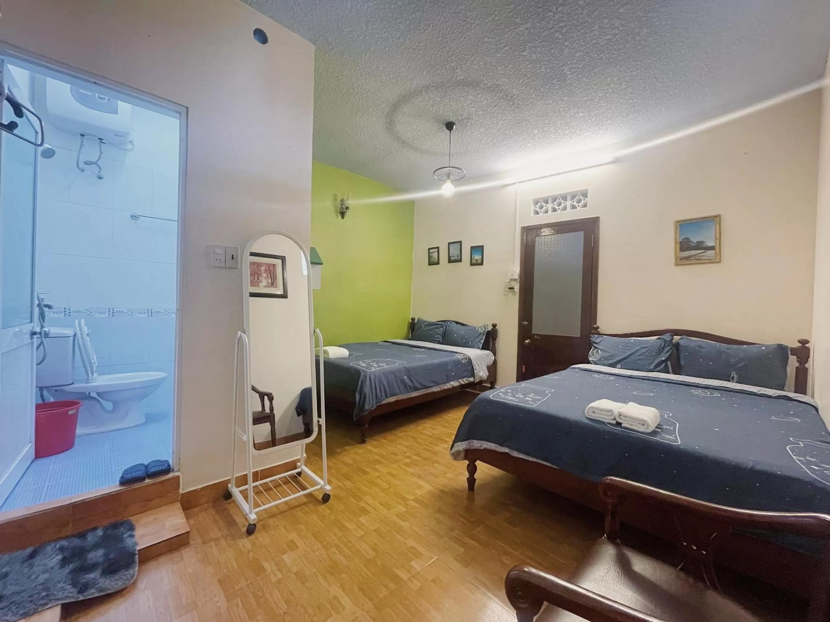 Bed in Anh Hào Hotel