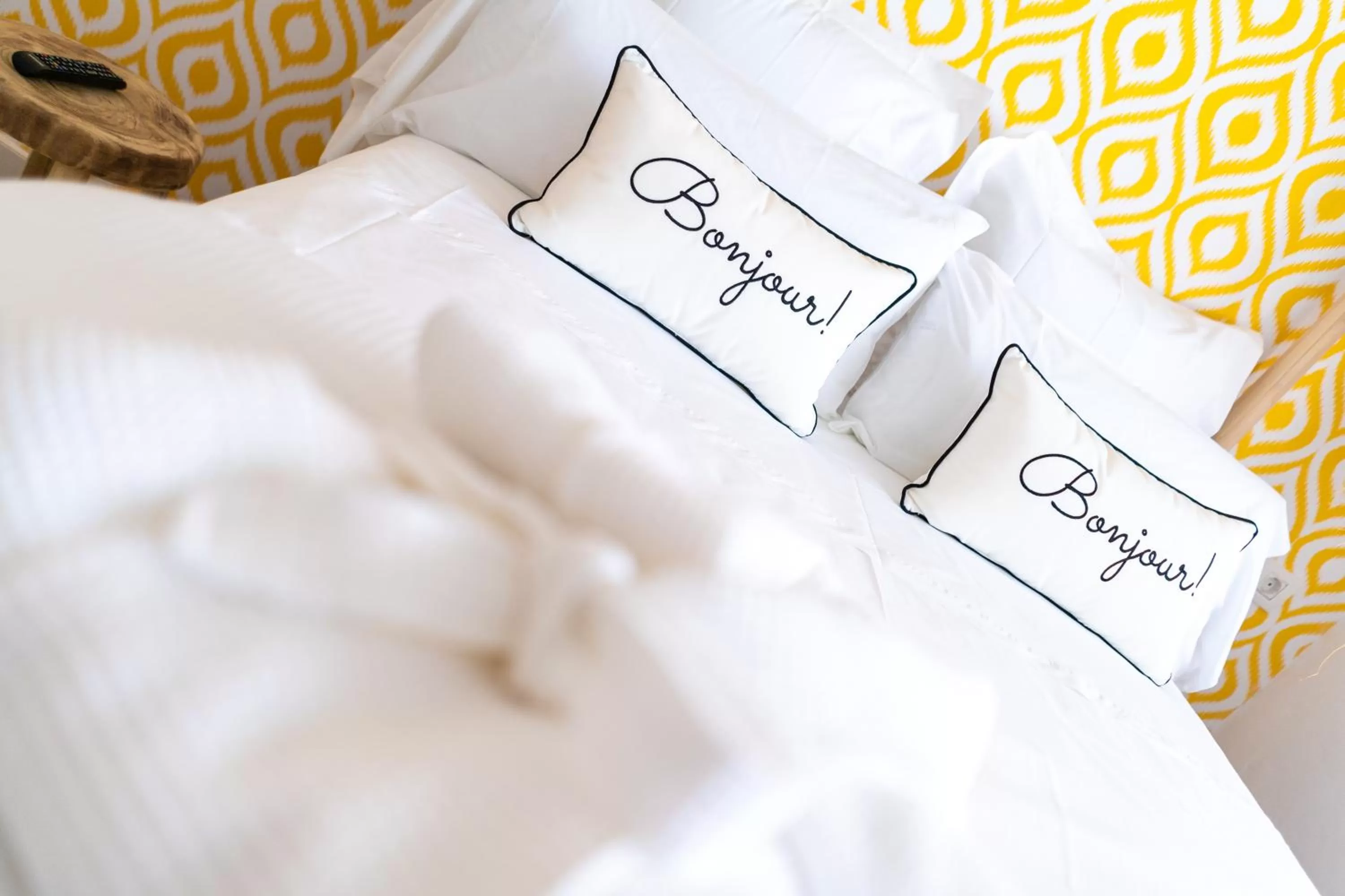 Decorative detail, Bed in Duna Hotel Boutique