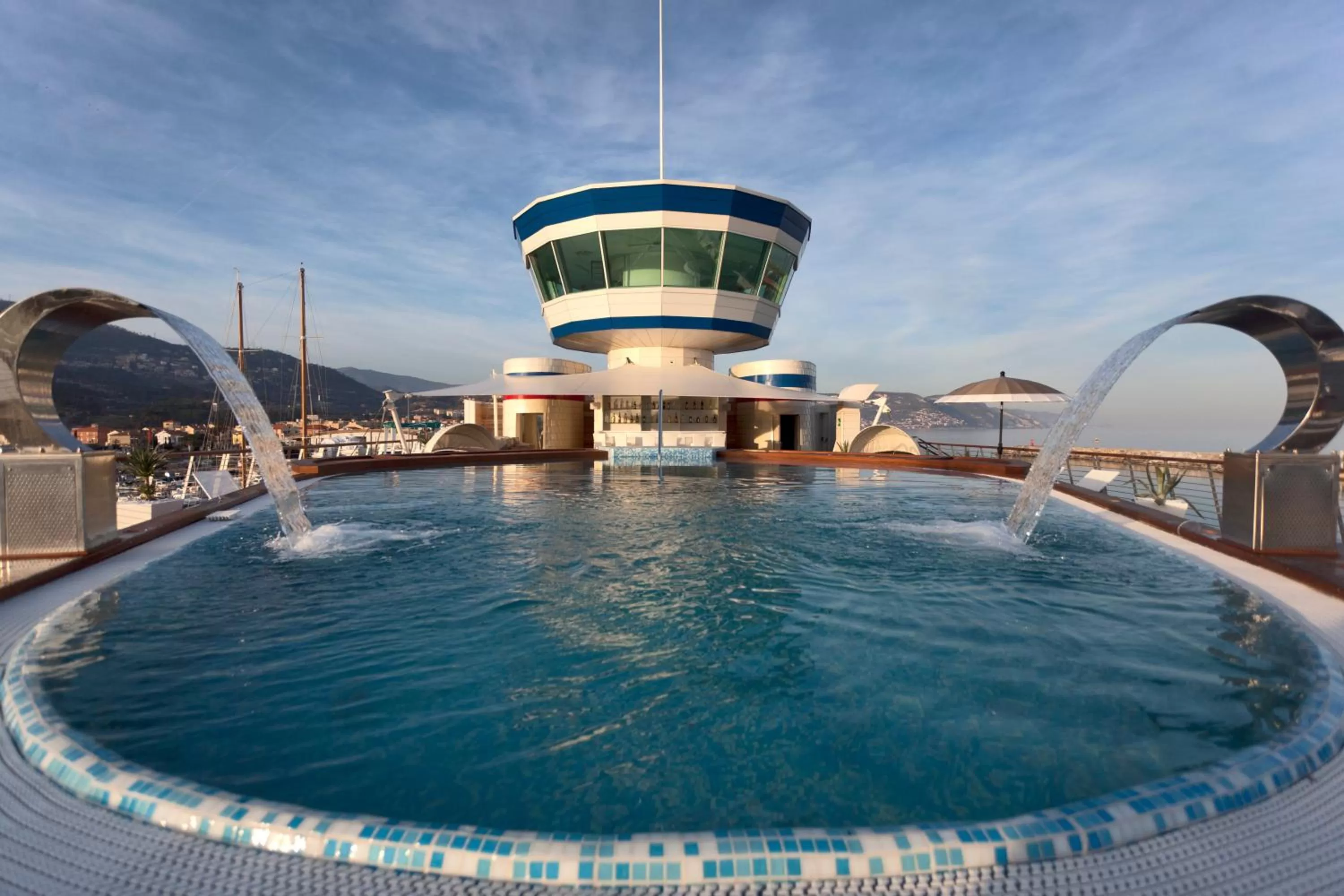 Swimming pool in Albergo Yacht Club Marina Di Loano