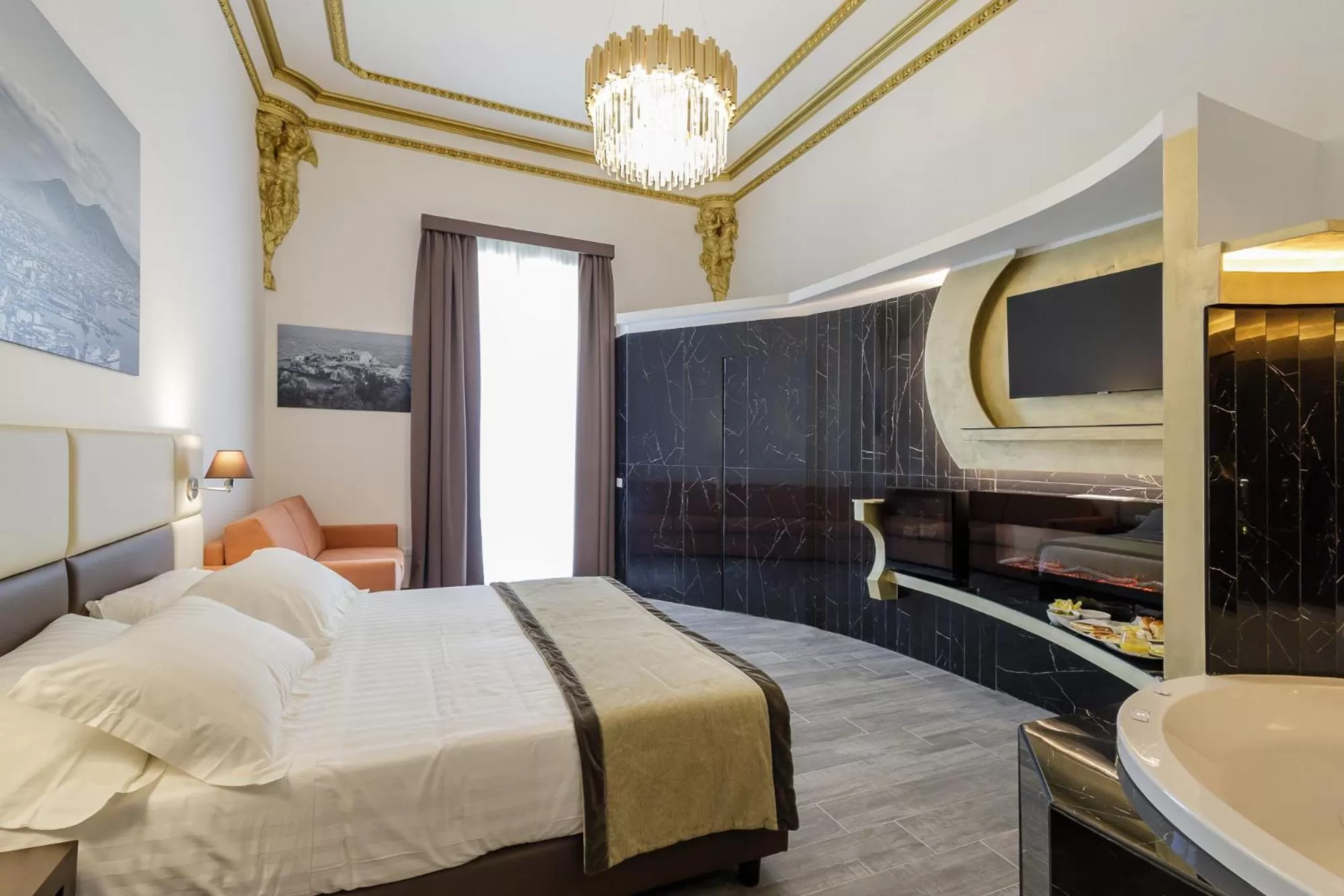 Bed in Hotel Palazzo Argenta