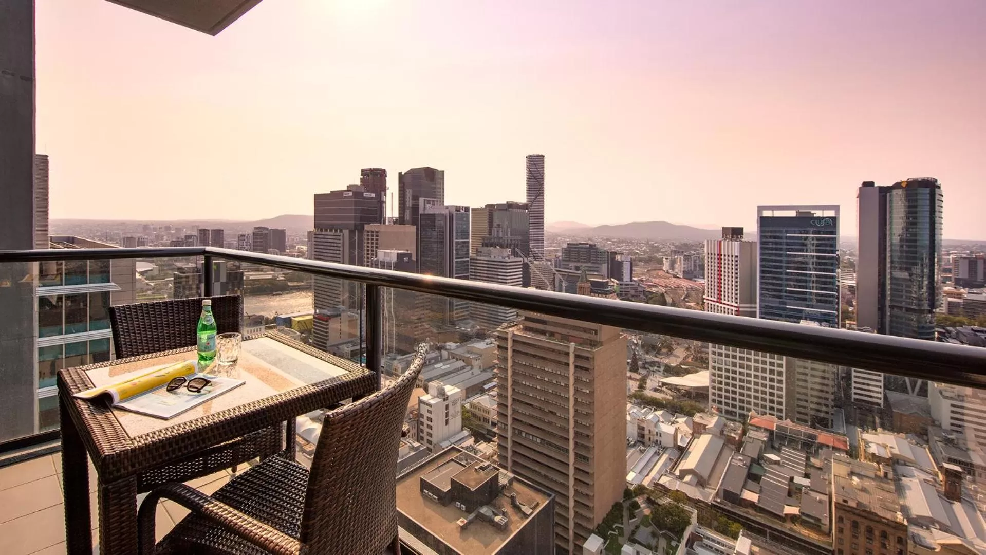 Balcony/Terrace in Oaks Brisbane on Charlotte Suites
