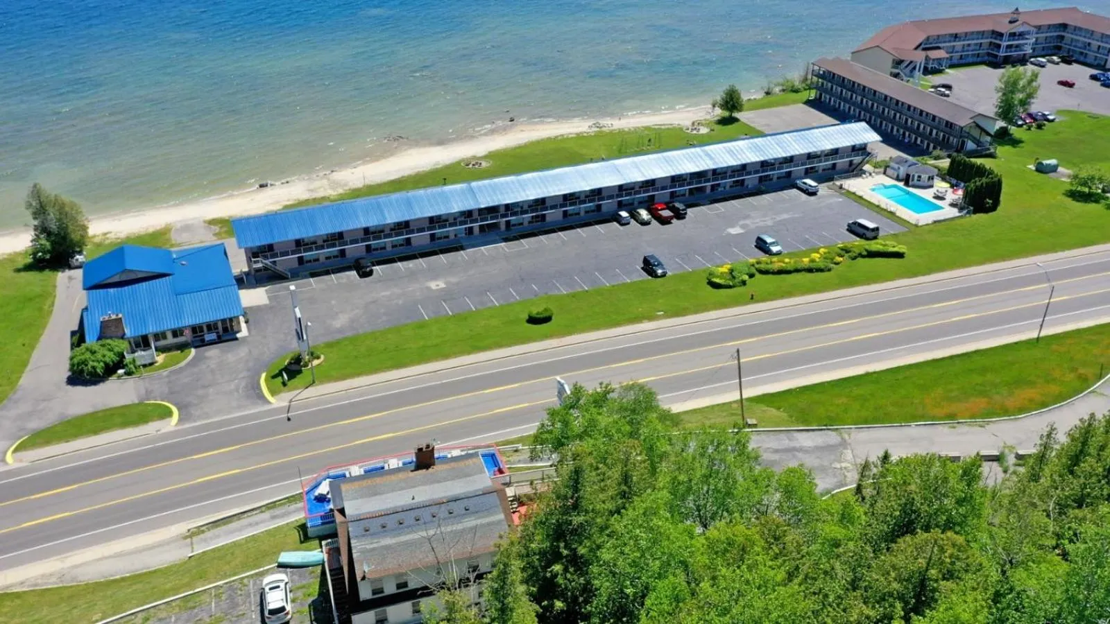 Property building in Days Inn & Suites by Wyndham St. Ignace Lakefront