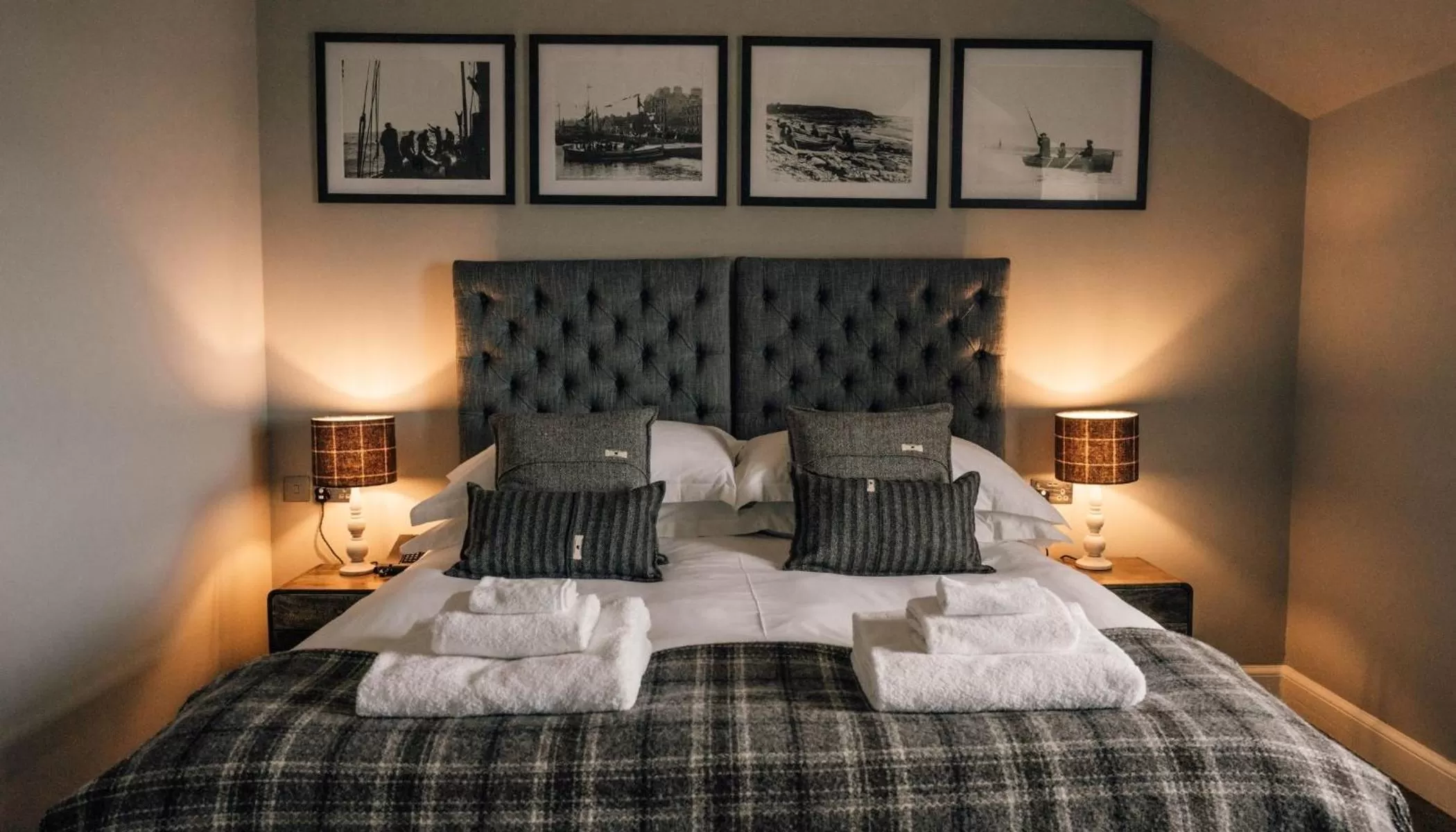 Bed in The Kirkwall Hotel